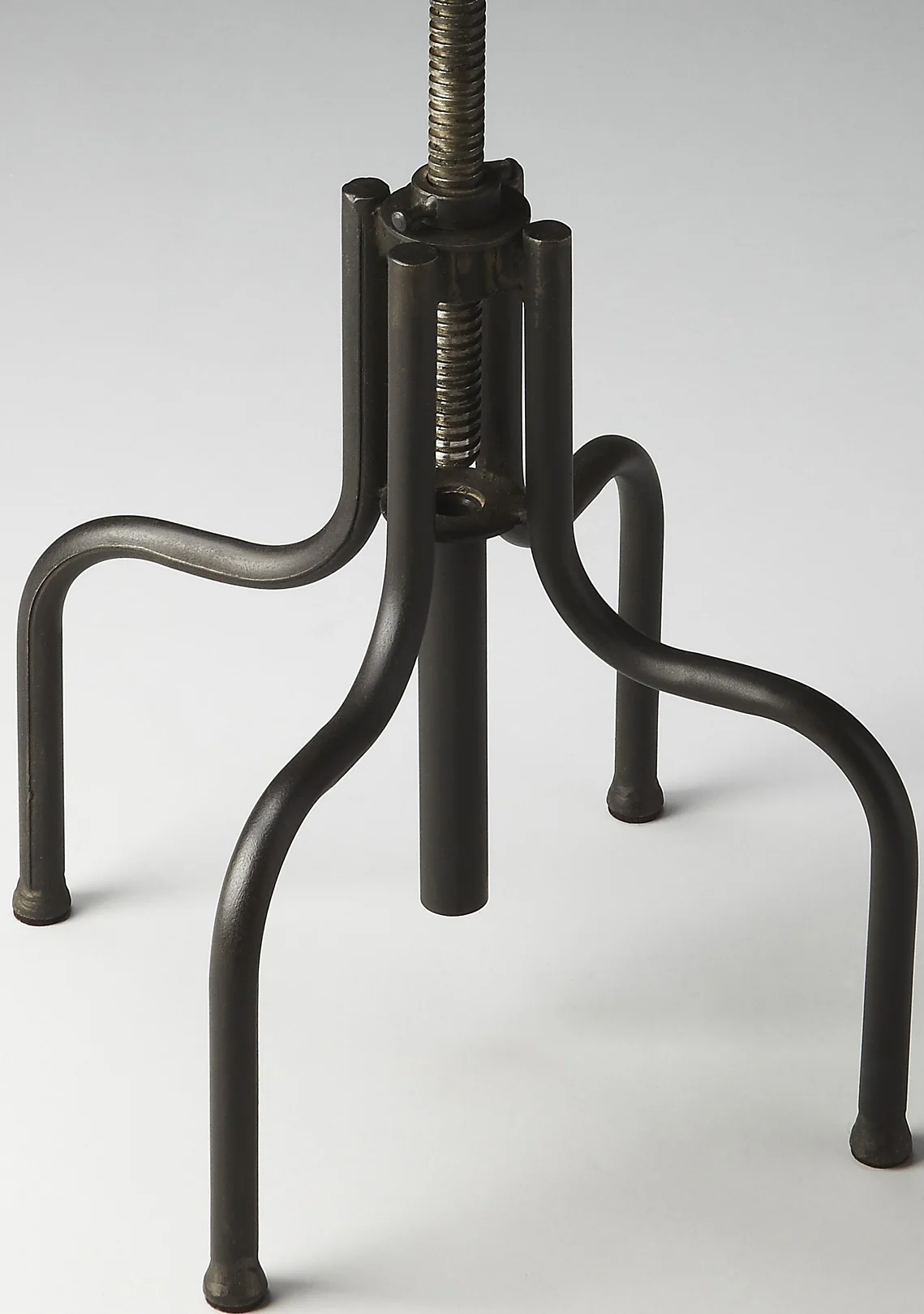 Reclaimed Wood Revolving Bar Stool By Homeroots - Image 3