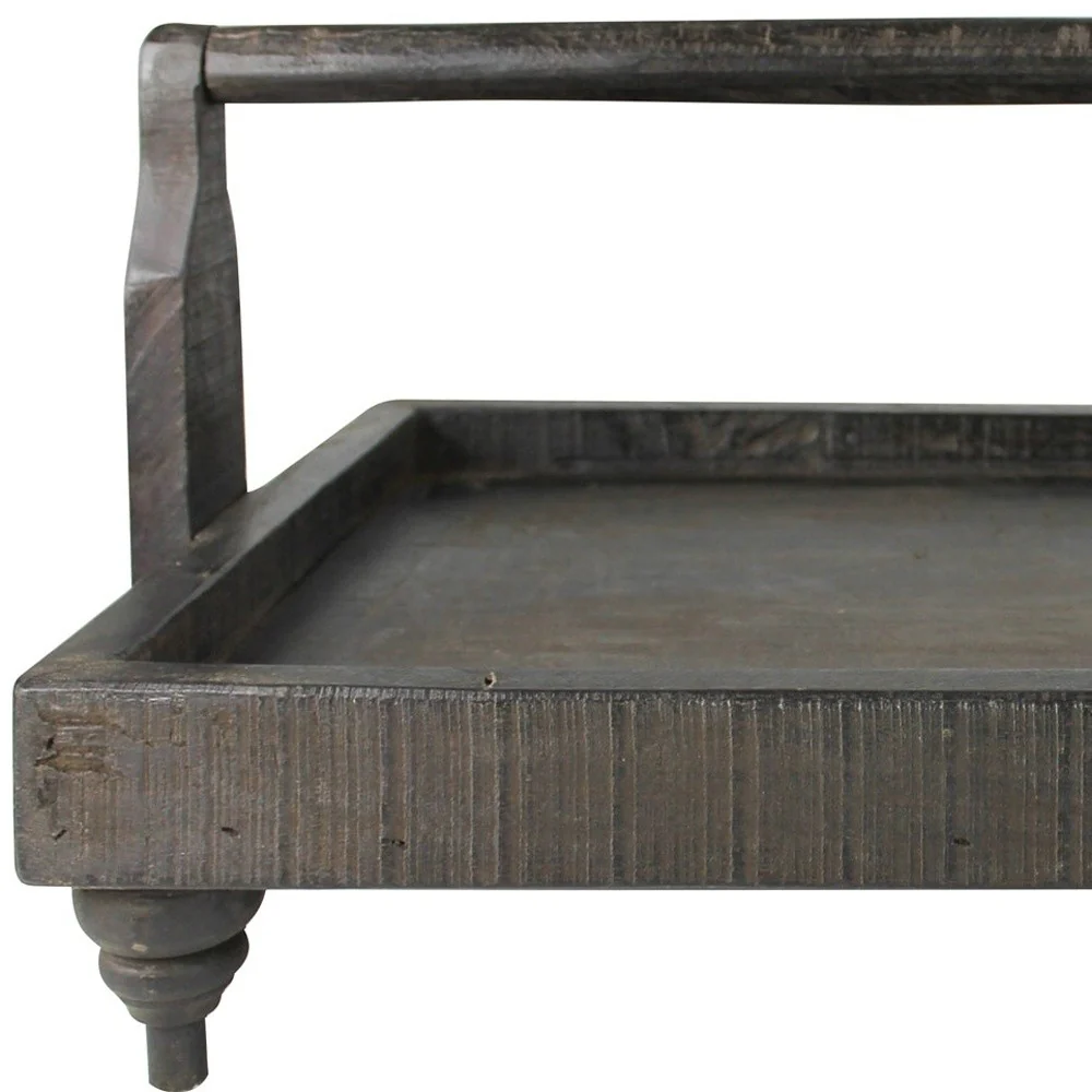 Reclaimed Wooden Serving Tray By Homeroots - Image 3