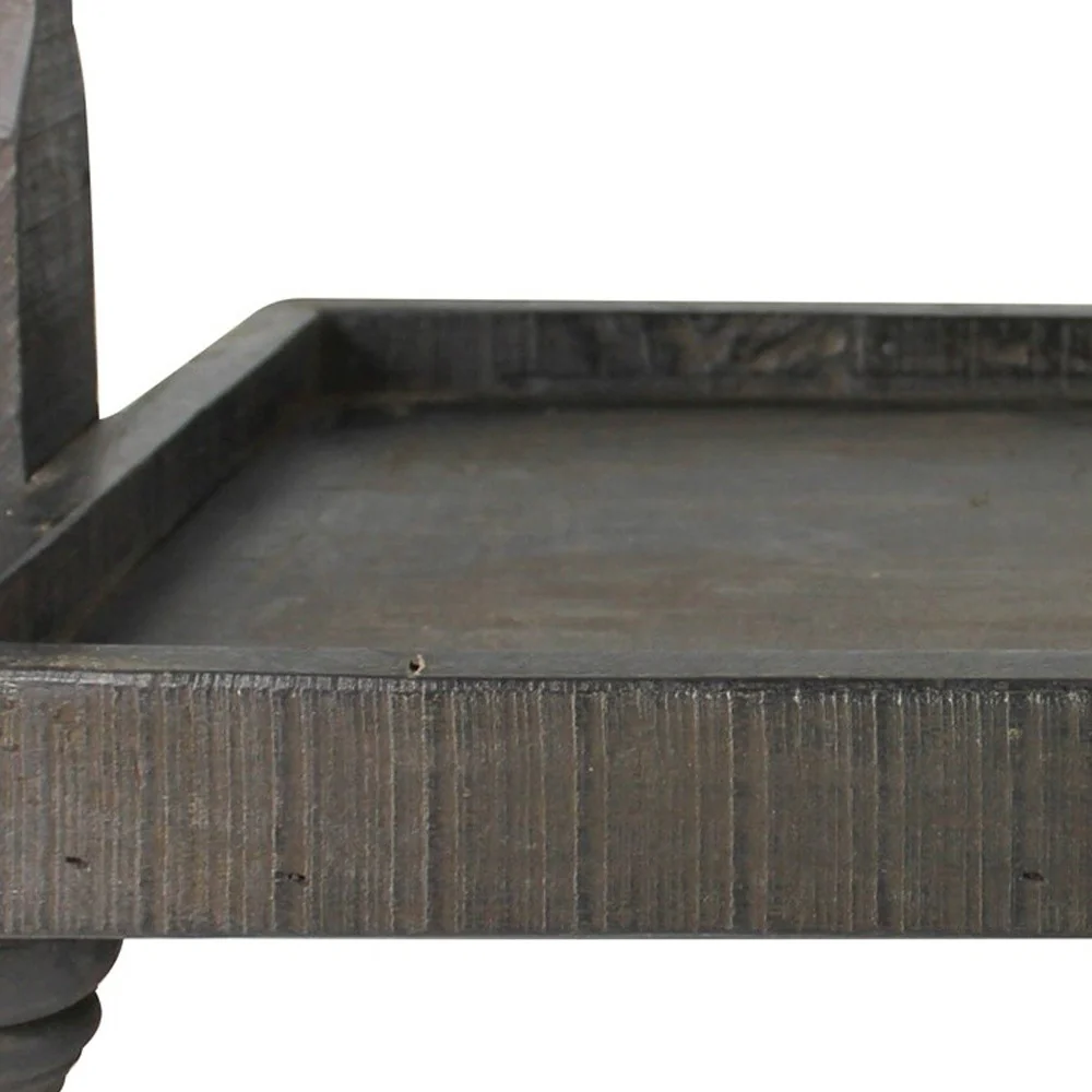 Reclaimed Wooden Serving Tray By Homeroots - Image 4