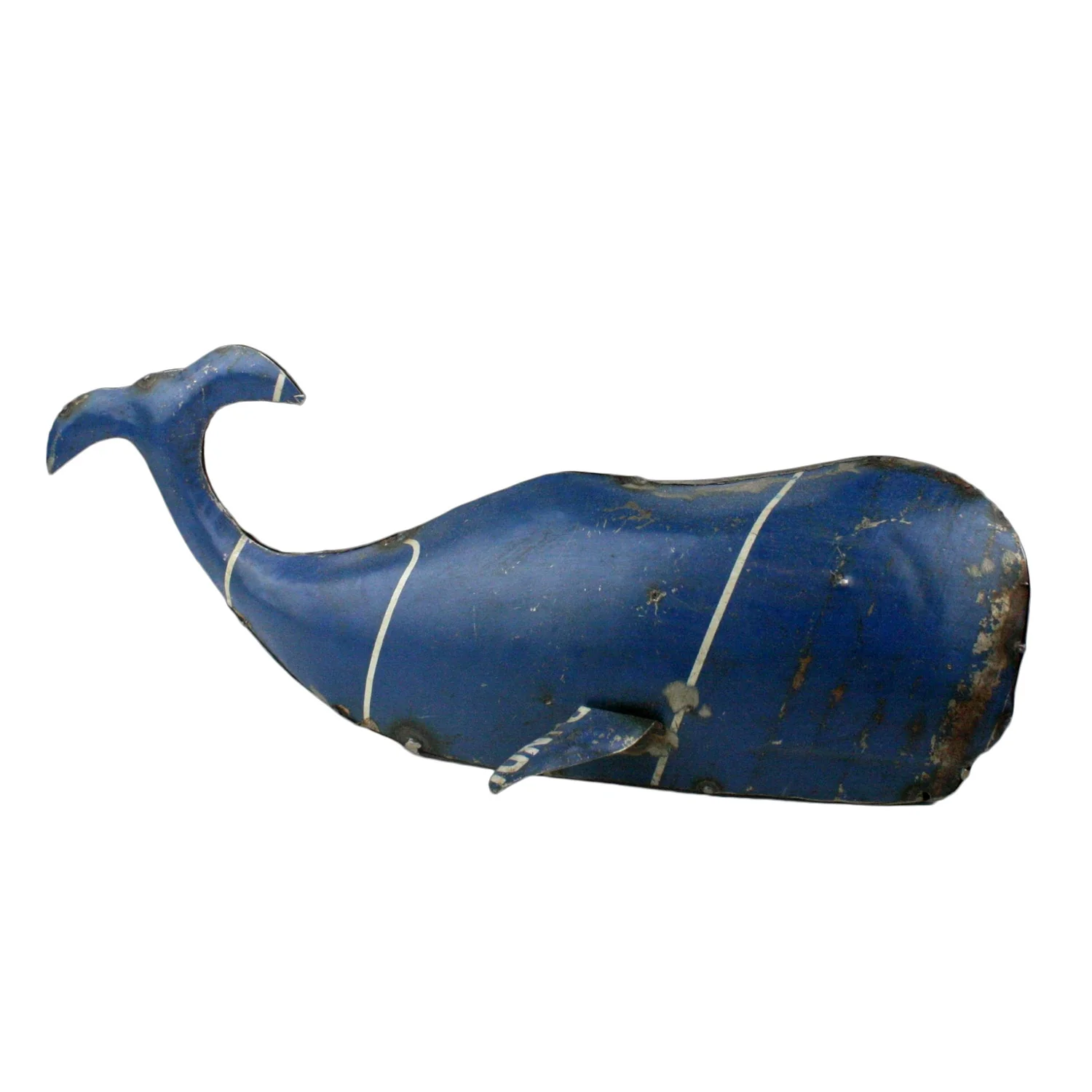 ReclaiMedium Metal Whale Set Of 2 By HomArt - Image 2