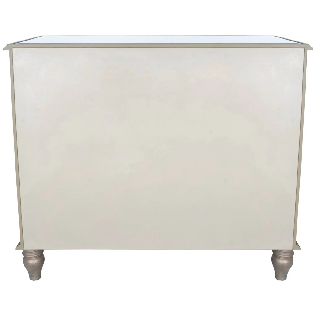 Rectangle Mirrored Three Drawer Console Storage Chest By Homeroots - Image 4