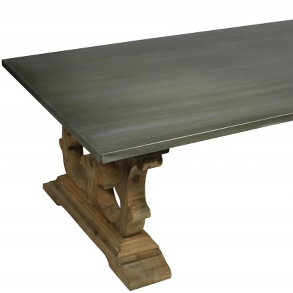 Rectangular Decorative Base Coffee Table By Homeroots - Image 3
