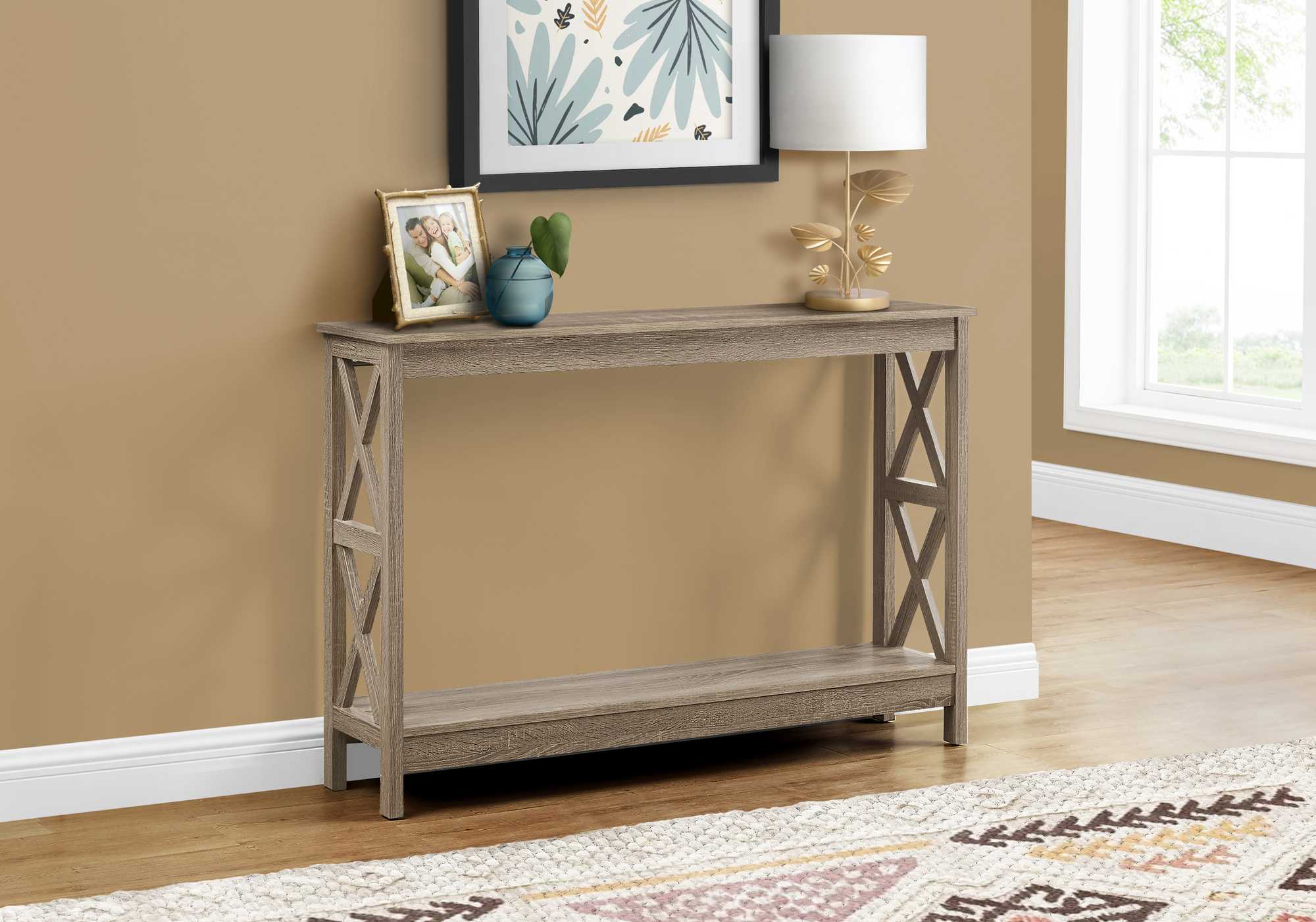 Rectangular Espresso Hall Console Accent Table By Homeroots - Image 7