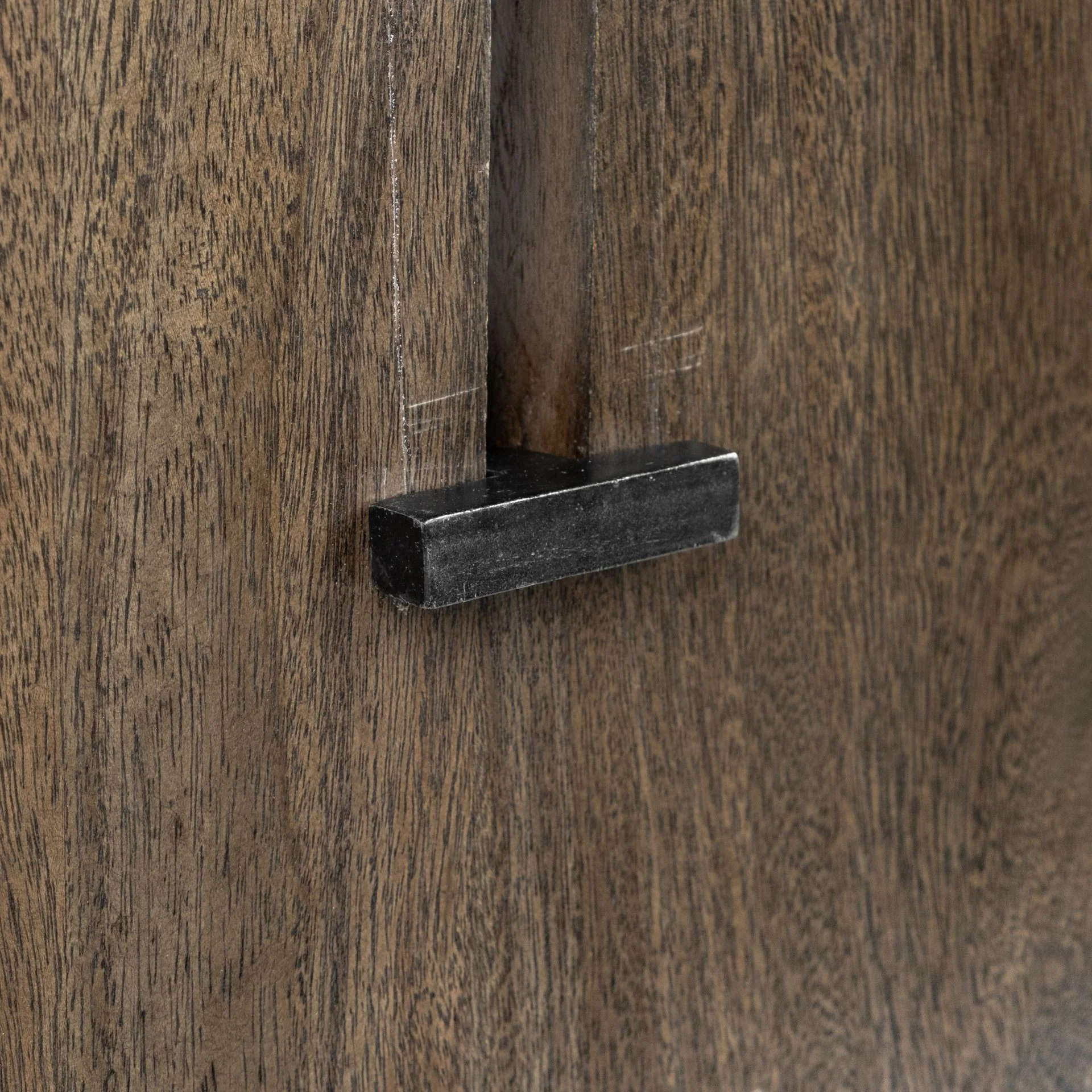 Rectangular Medium Brown Live Edge Mango Wood Console Table With Plank Like Legs By Homeroots - Image 8