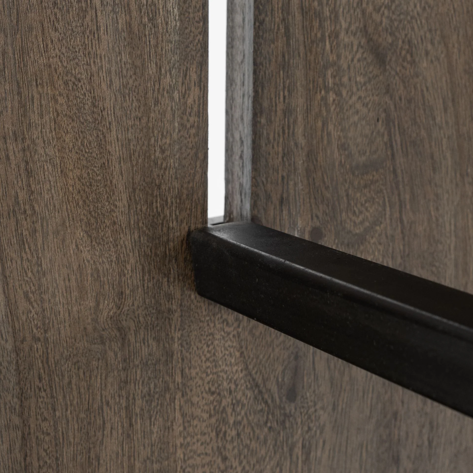 Rectangular Medium Brown Live Edge Mango Wood Console Table With Plank Like Legs By Homeroots - Image 9