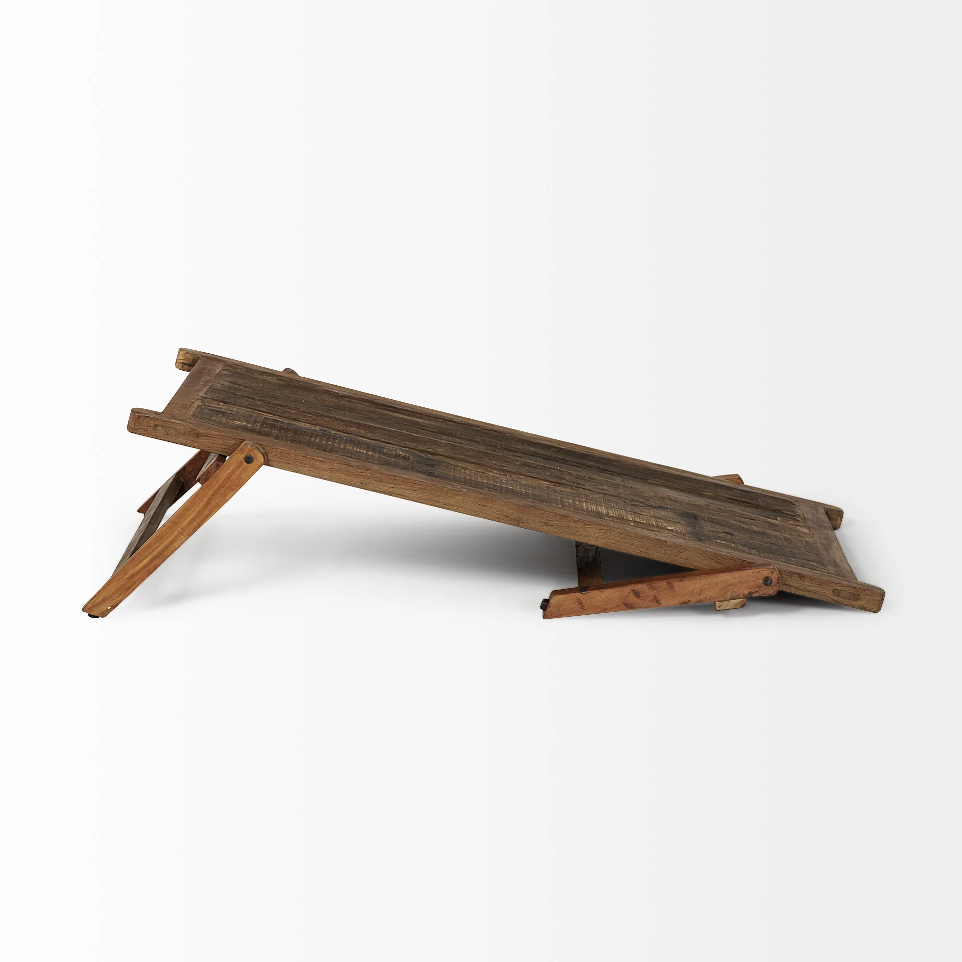Rectangular Naturally Finished Reclaimed Wood Coffee Table By Homeroots - Image 4