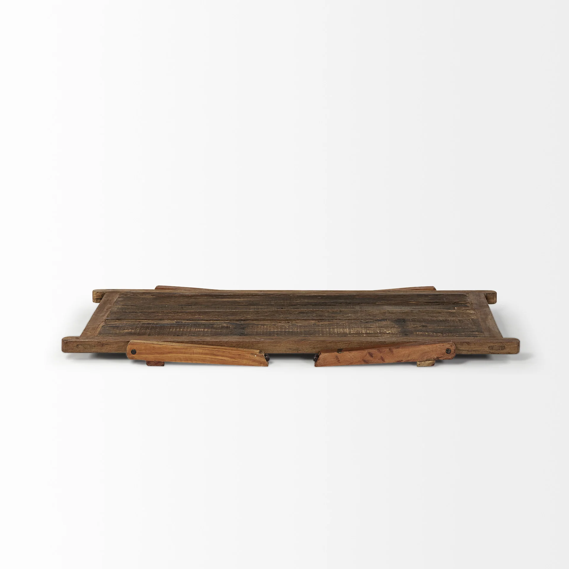Rectangular Naturally Finished Reclaimed Wood Coffee Table By Homeroots - Image 5