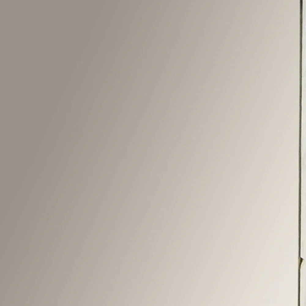 Rectangular Rustic White Wash Finish Wall Mirror By Homeroots - Image 7