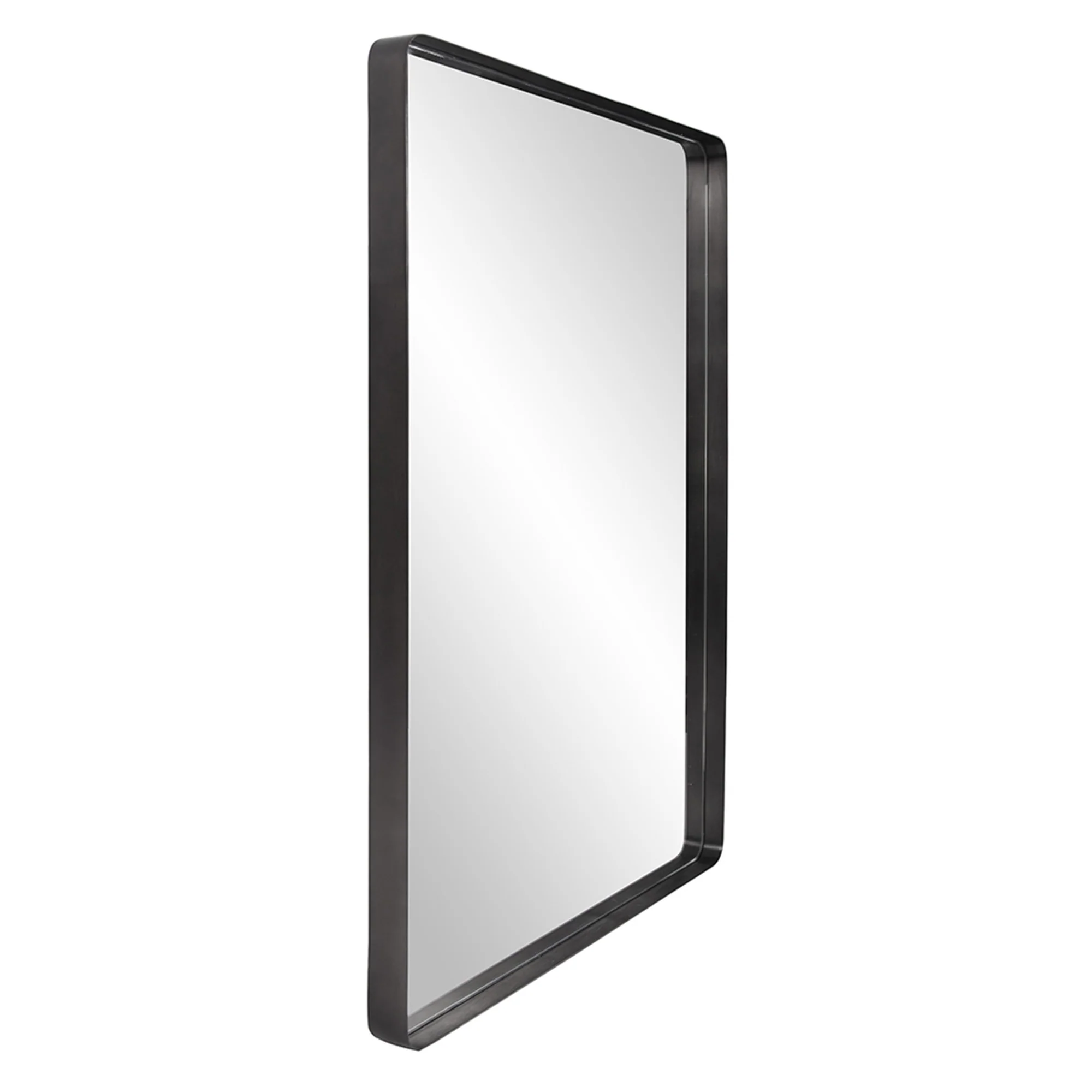 Rectangular Stainless Steel Frame with Brushed Black Finish By Homeroots - Image 3