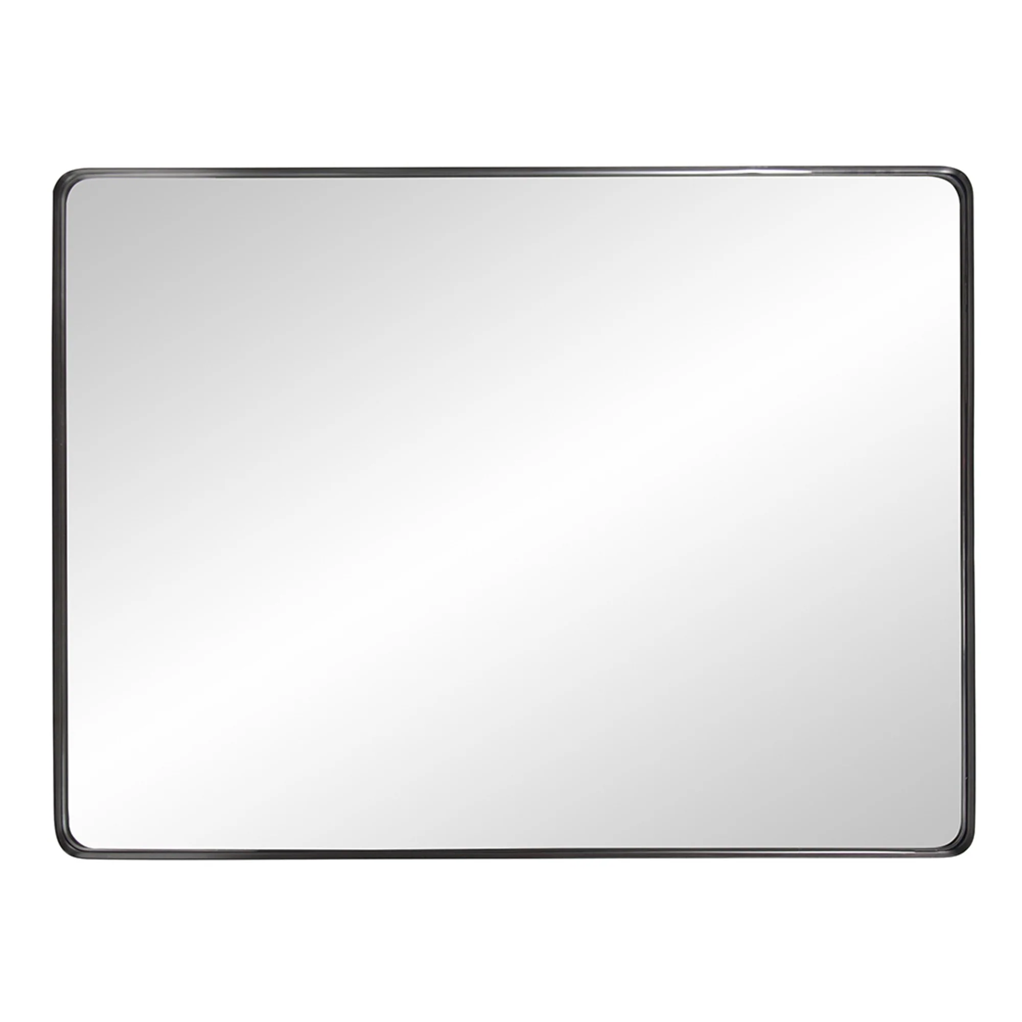 Rectangular Stainless Steel Frame with Brushed Black Finish By Homeroots - Image 5