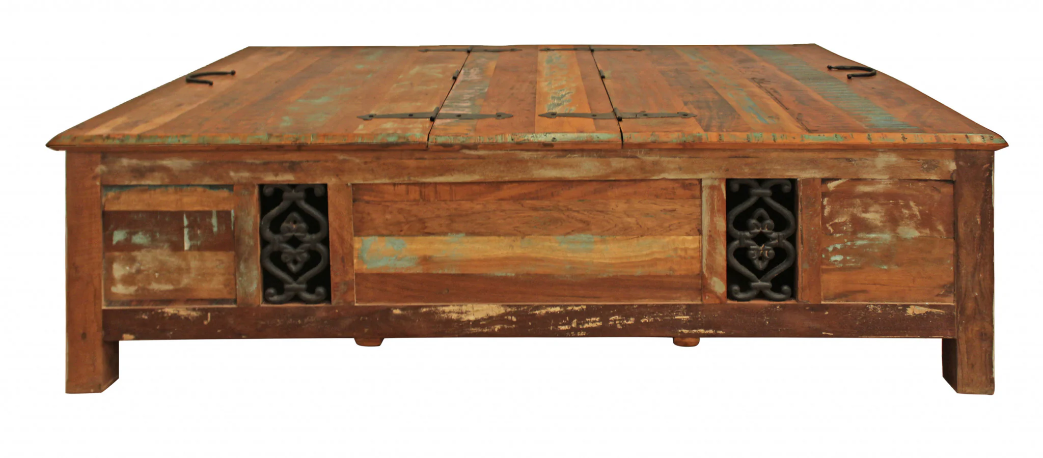 Rectangular Storage Wood Coffee Table By Homeroots - Image 2
