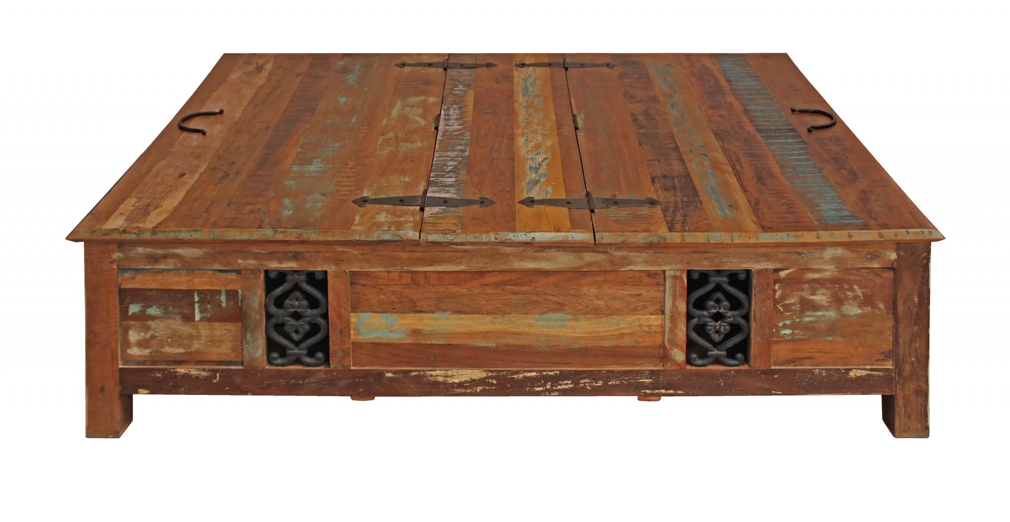 Rectangular Storage Wood Coffee Table By Homeroots - Image 3