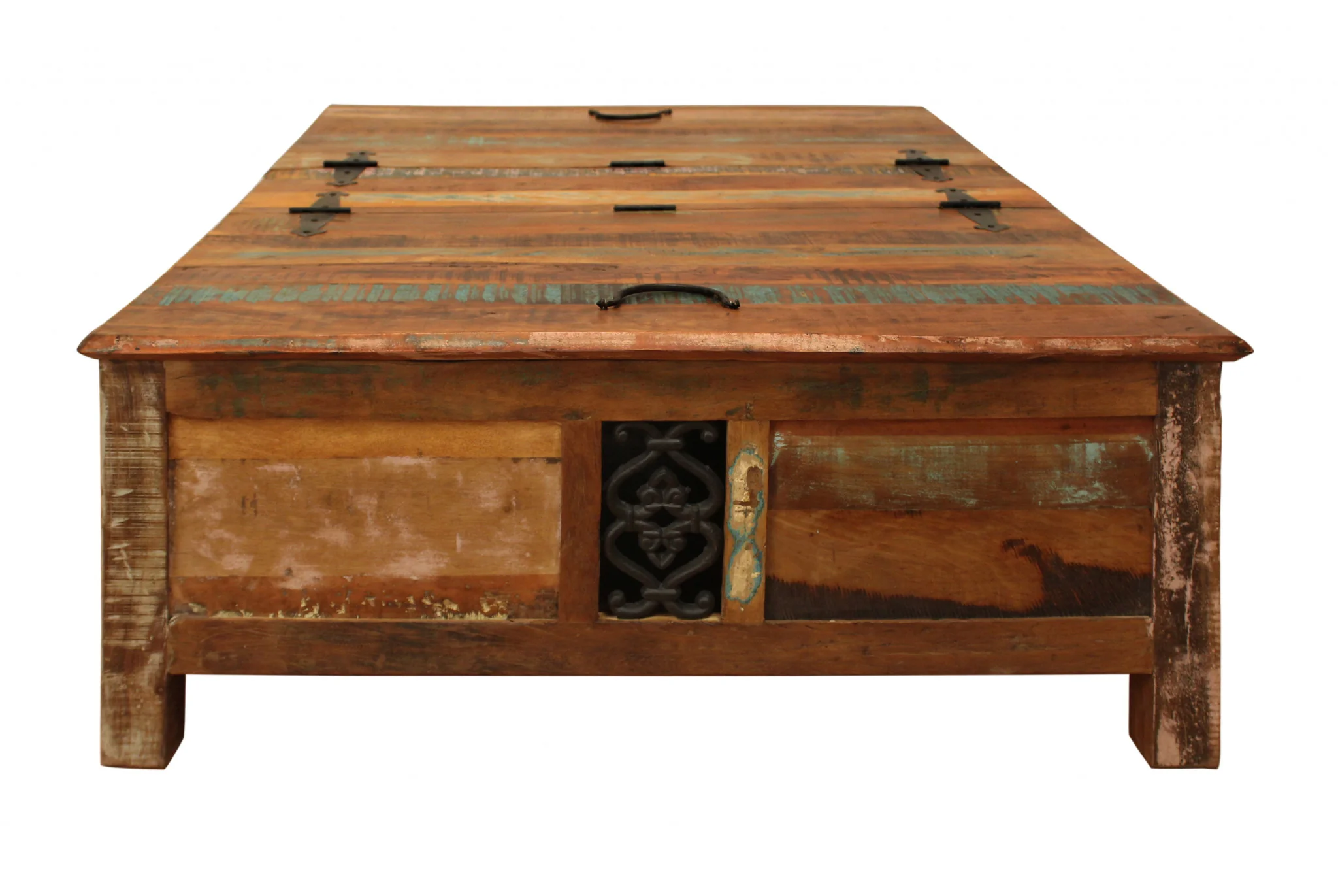 Rectangular Storage Wood Coffee Table By Homeroots - Image 4