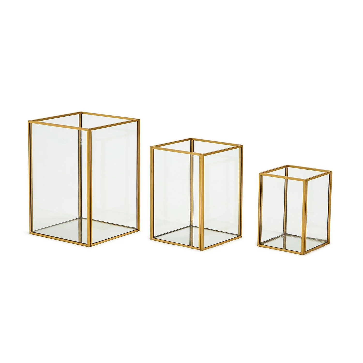 Rectangular Windows Vase Set Of 9 By Tozai Home - Image 3