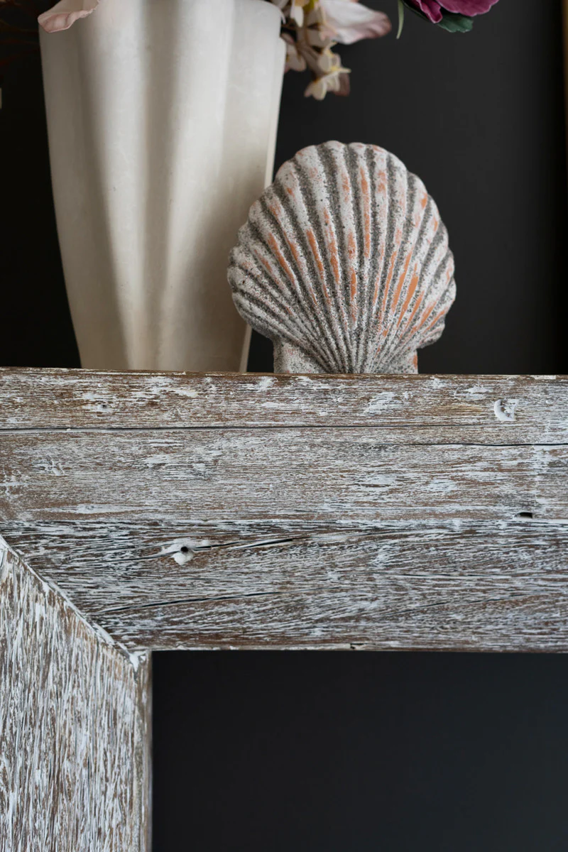 Recycled Whitewashed Wood Console By Kalalou - Image 3