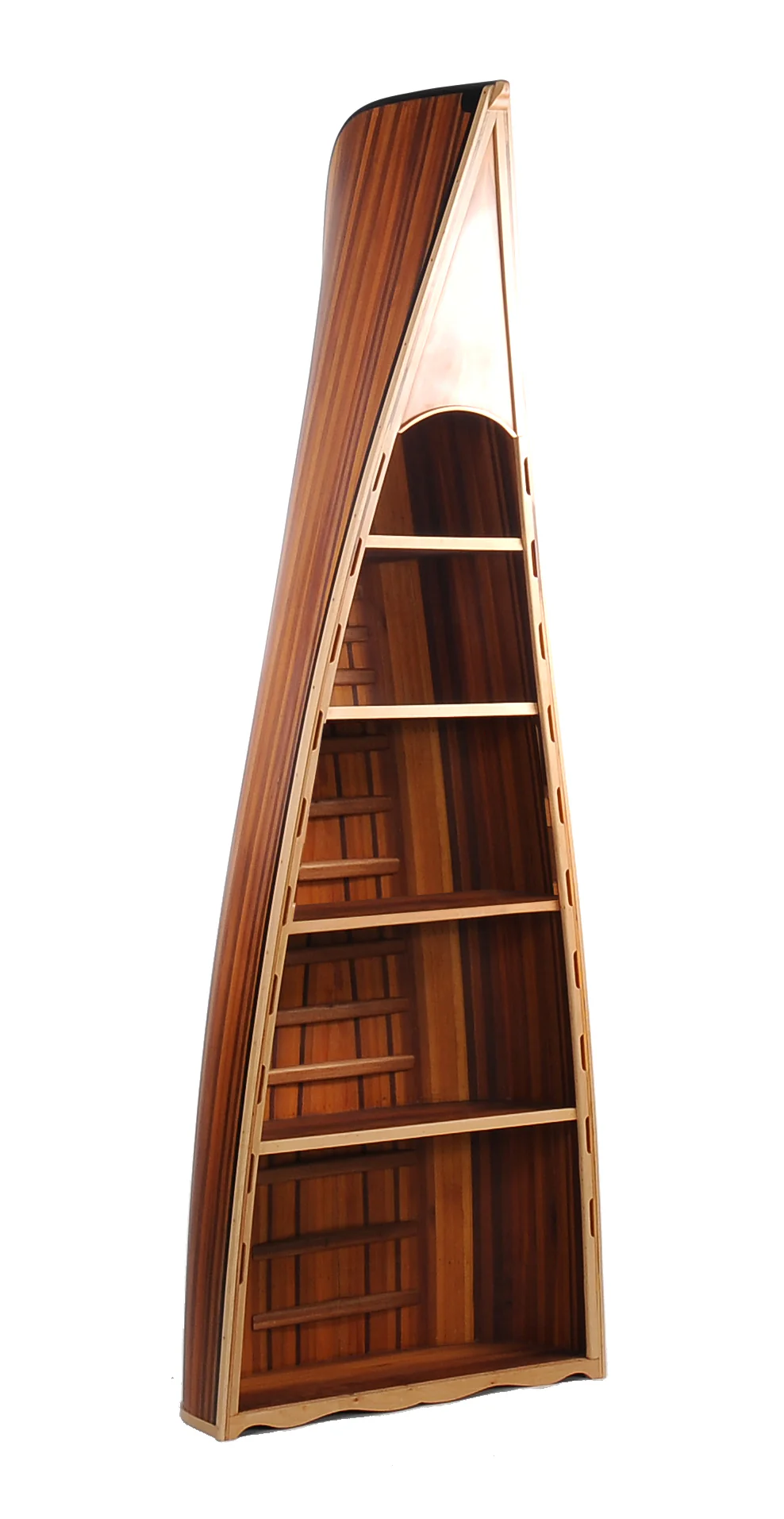 Red Cedar Canoe Book Shelf By Homeroots - Image 5