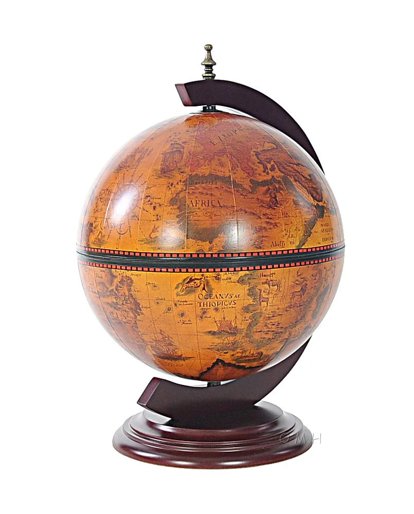 Red Globe with Chess Holder By Homeroots - 364359 - Image 3