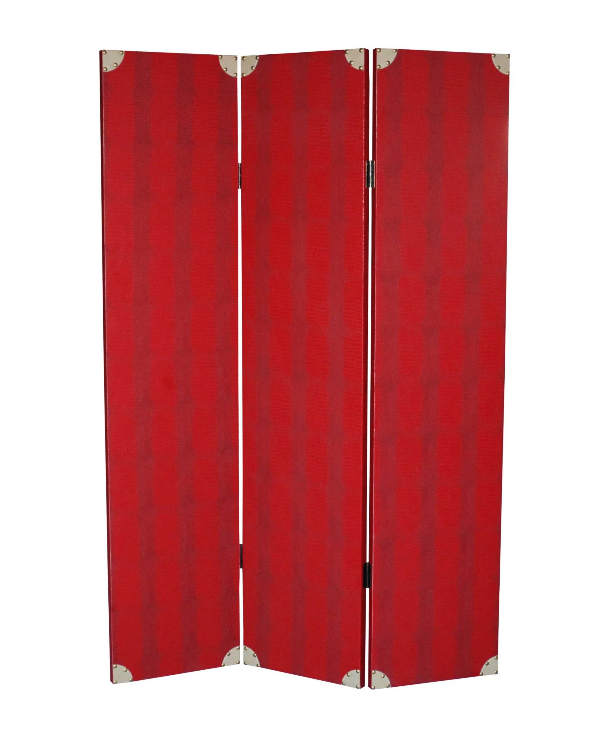 Red Wood Screen By Homeroots - 274691 - Image 2