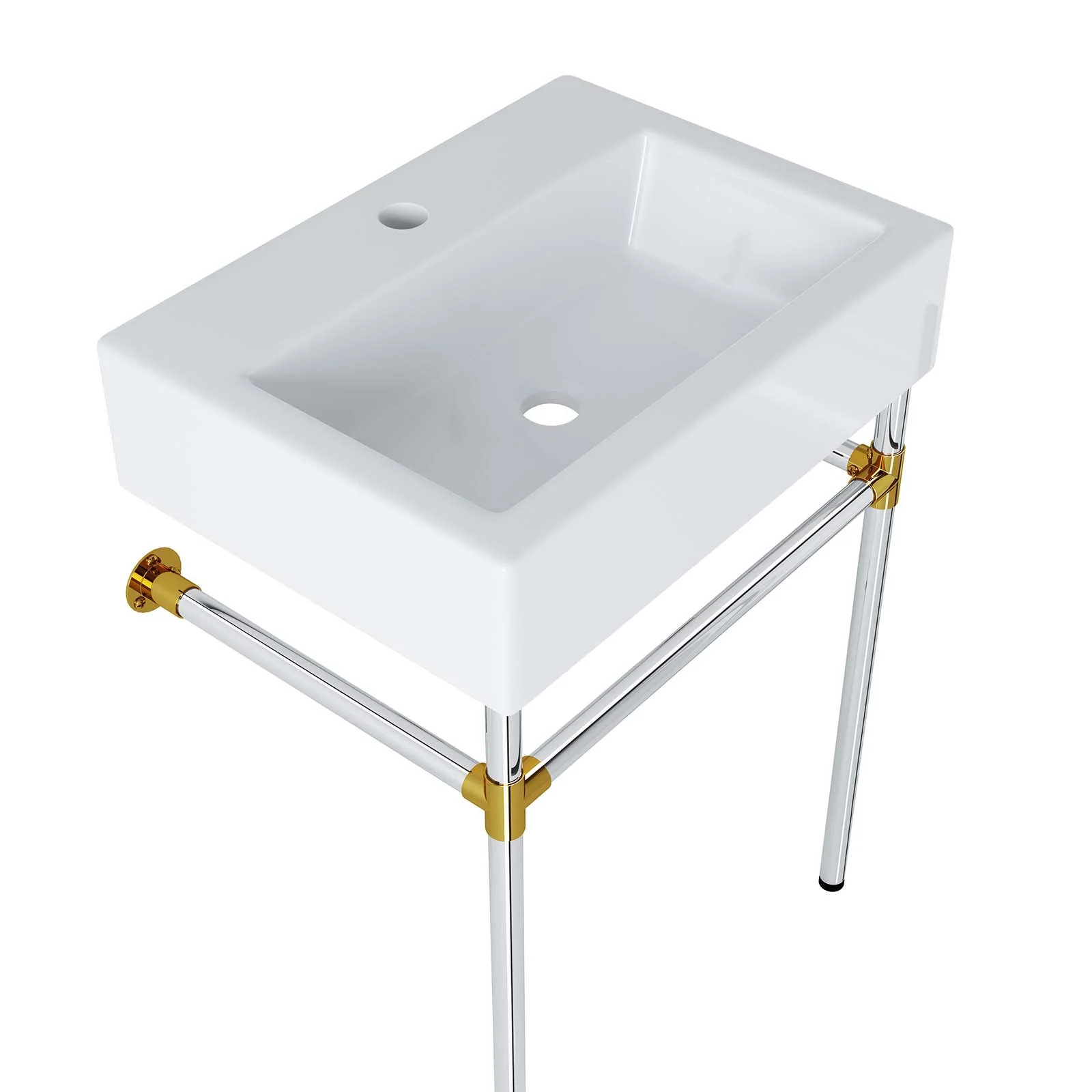 Redeem 24" Silver Stainless Steel Wall-Mount Bathroom Vanity By Modway - EEI-5538 - Image 3