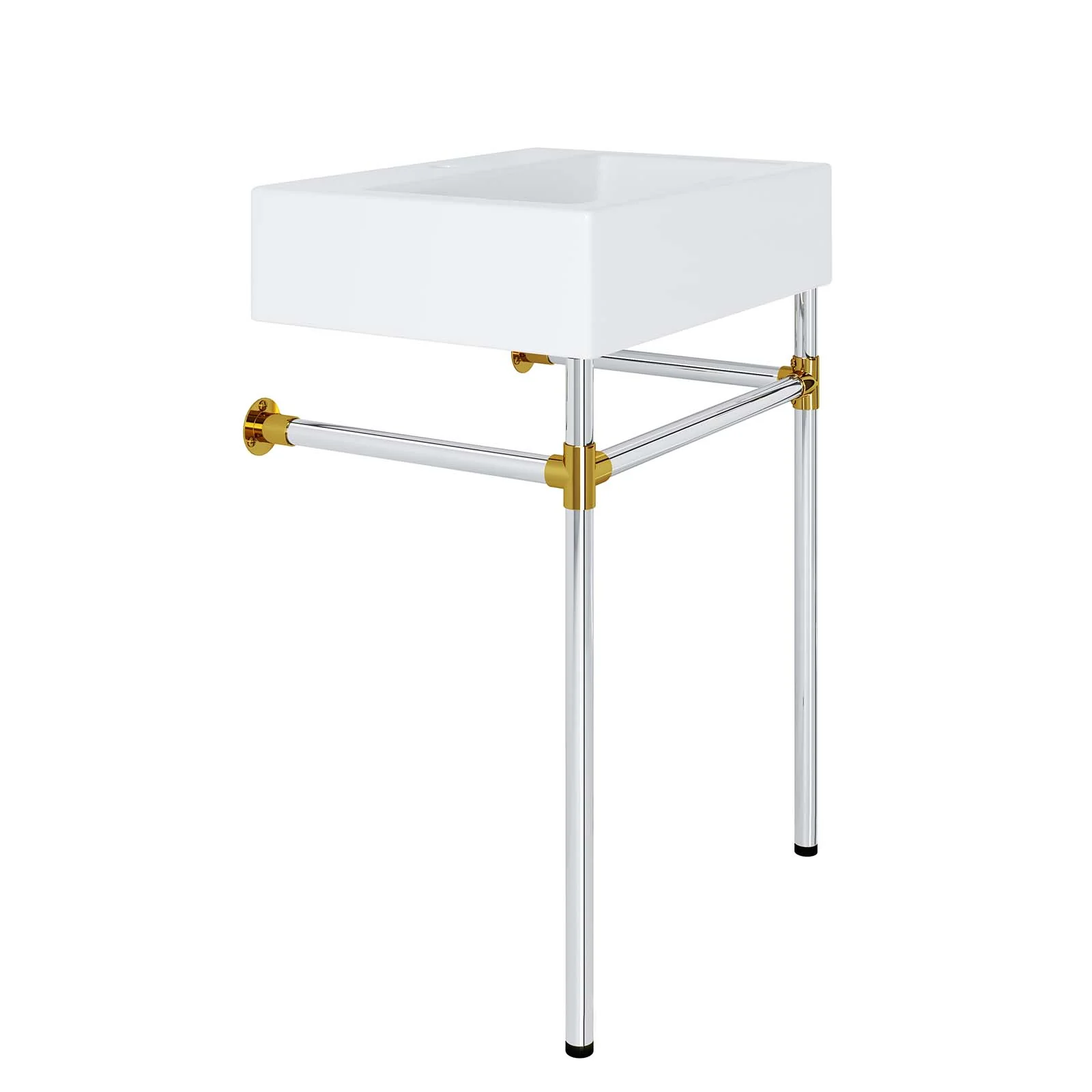 Redeem 24" Silver Stainless Steel Wall-Mount Bathroom Vanity By Modway - EEI-5538 - Image 4
