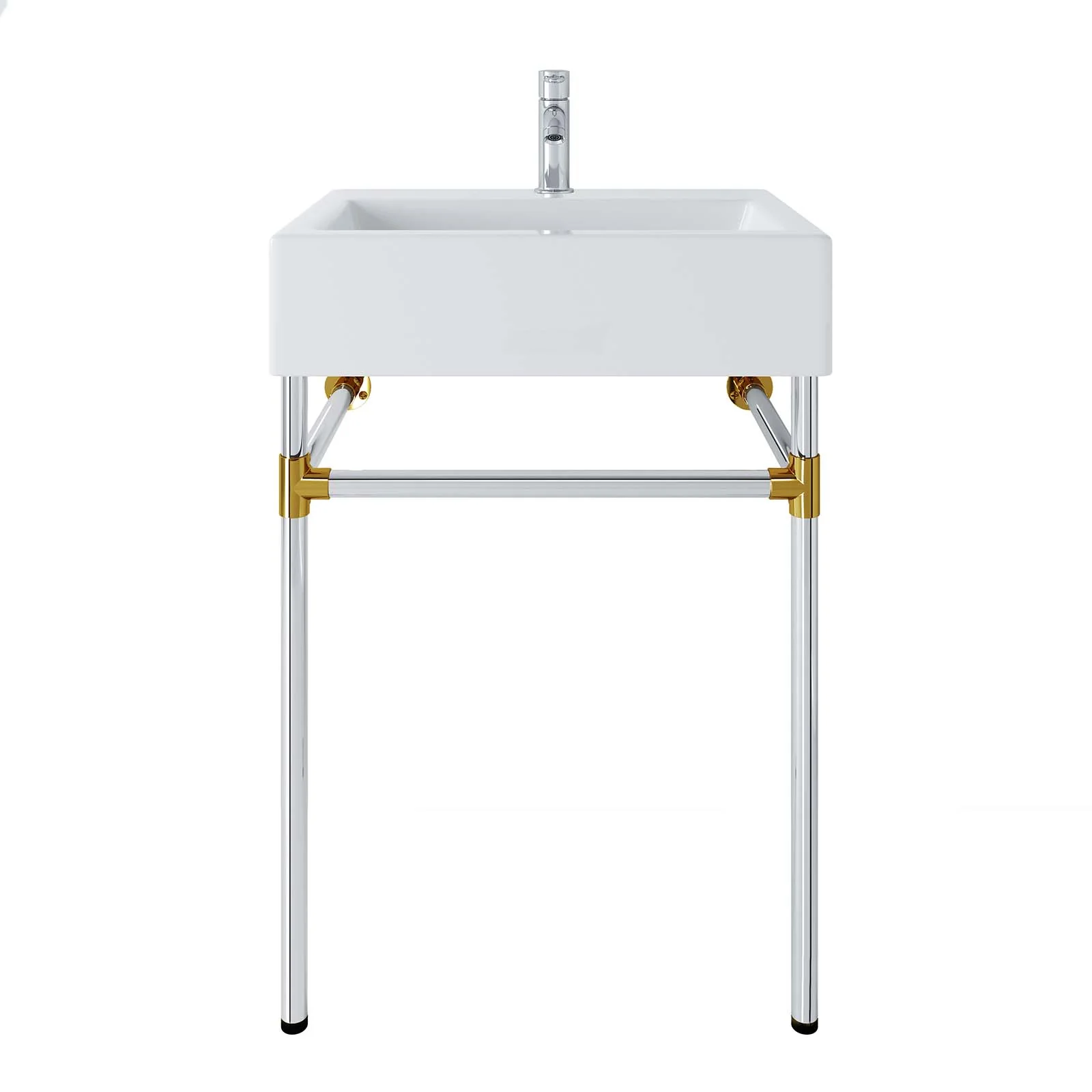 Redeem 24" Silver Stainless Steel Wall-Mount Bathroom Vanity By Modway - EEI-5538 - Image 6