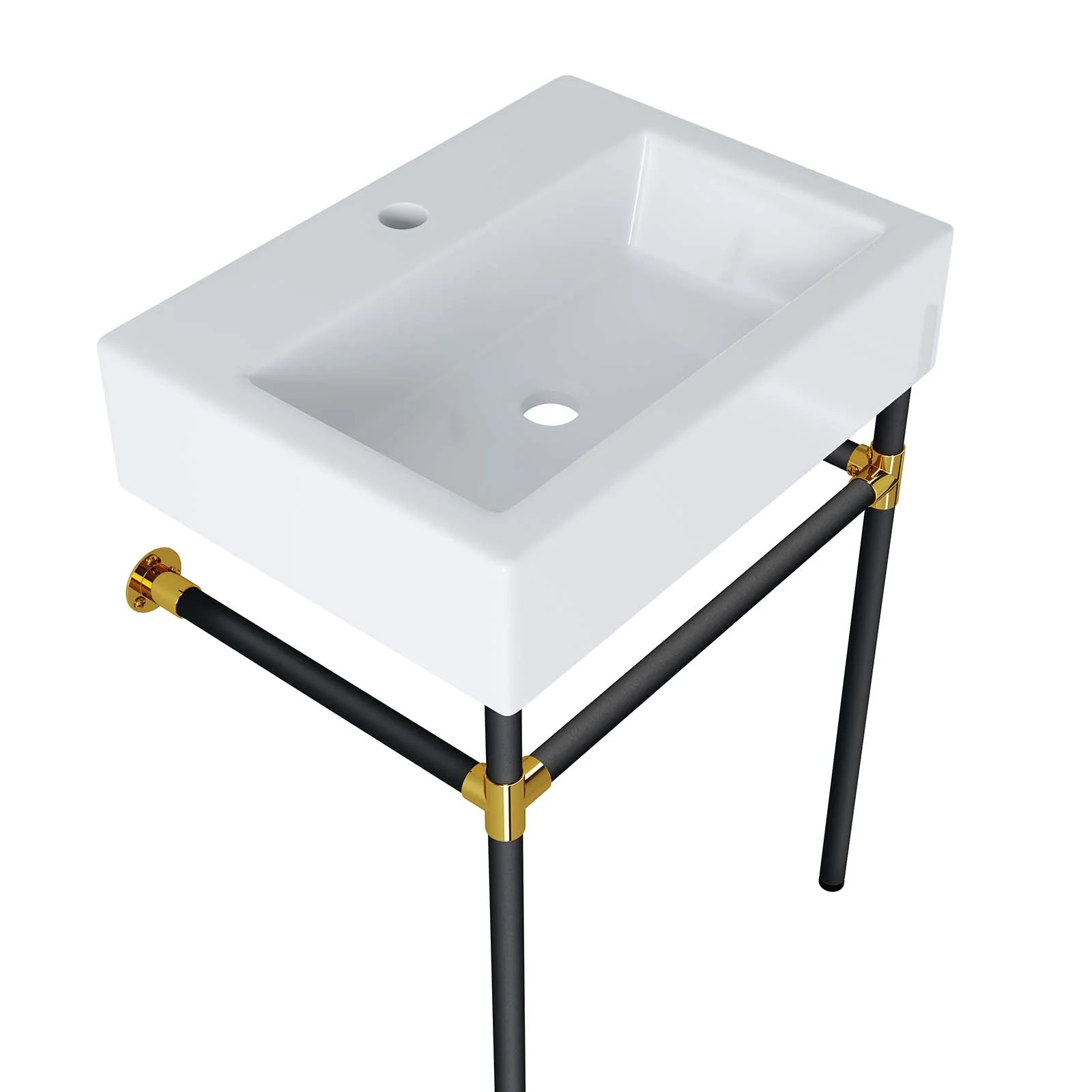 Redeem 24" Wall-Mount Black Stainless Steel Bathroom Vanity By Modway - EEI-5537 - Image 3