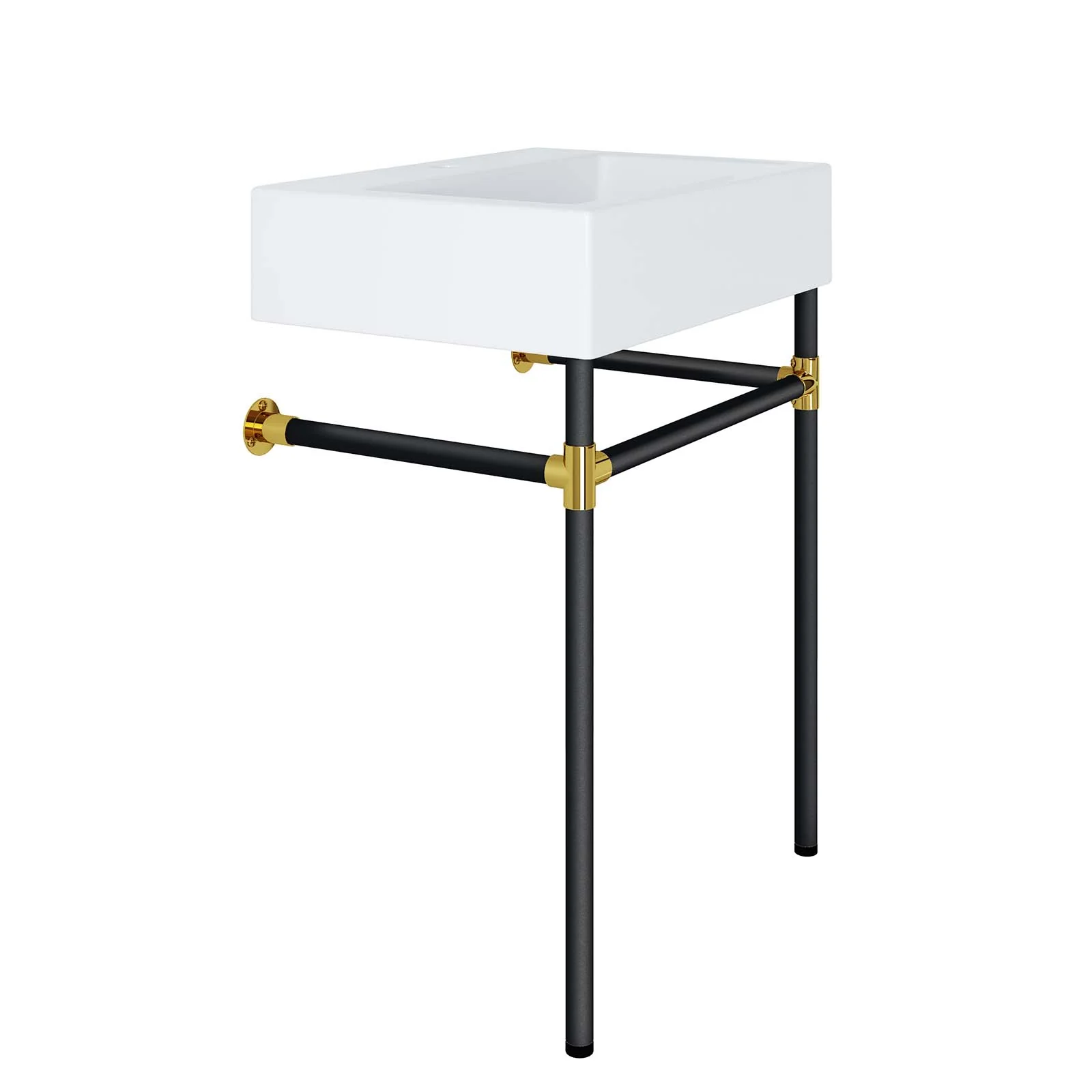 Redeem 24" Wall-Mount Black Stainless Steel Bathroom Vanity By Modway - EEI-5537 - Image 4