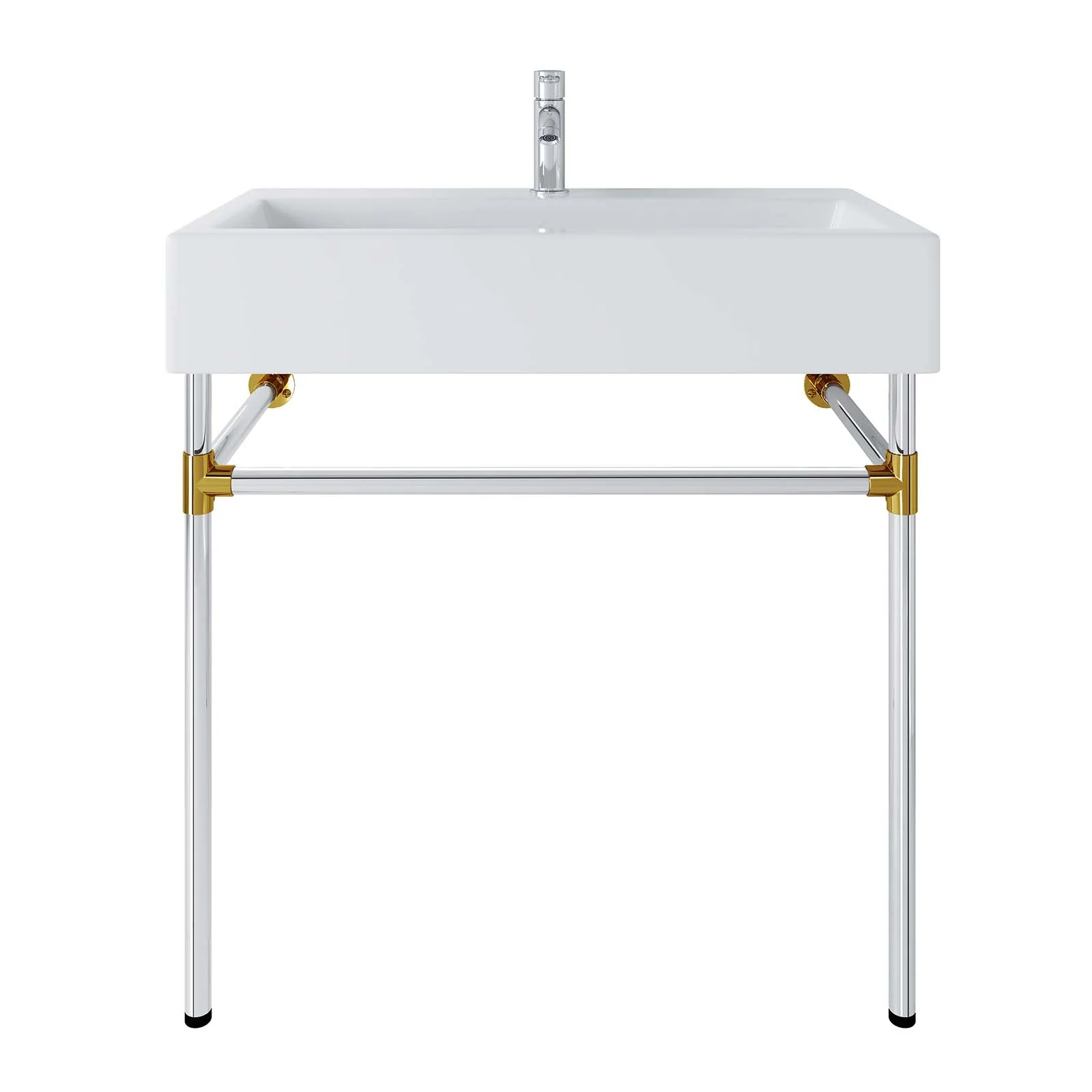 Redeem 32" Silver Stainless Steel Wall-Mount Bathroom Vanity By Modway - EEI-5542 - Image 6