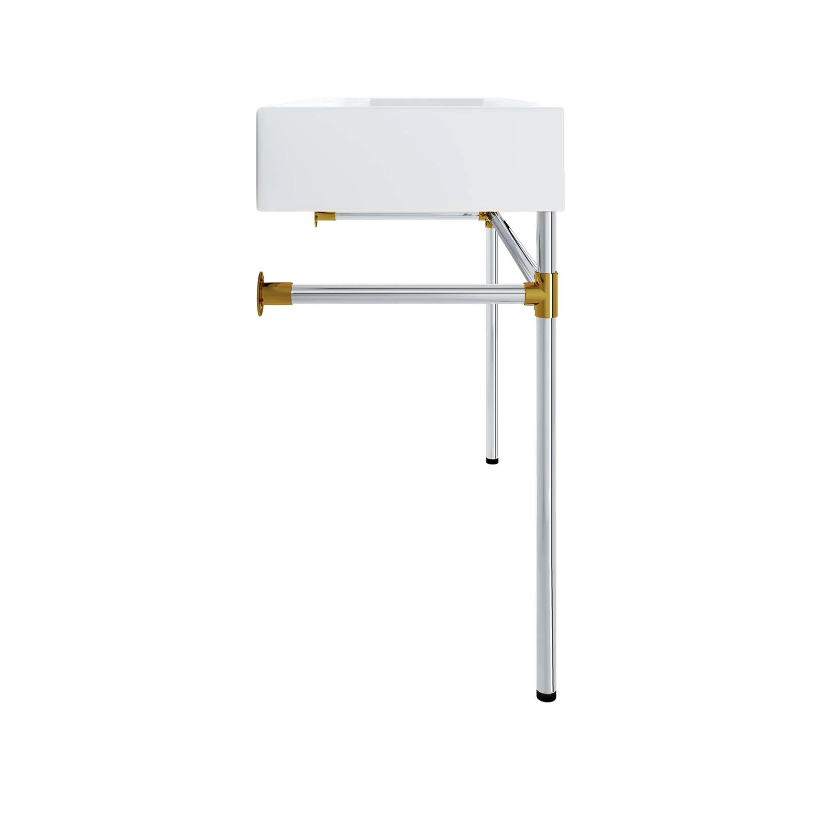 Redeem 40" Silver Stainless Steel Wall-Mount Bathroom Vanity By Modway - EEI-5546 - Image 5