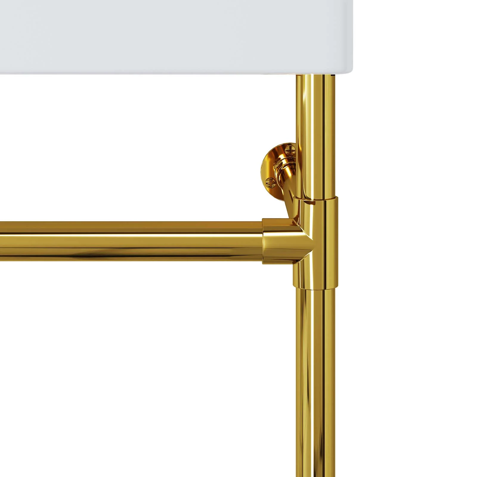 Redeem 40" Wall-Mount Gold Stainless Steel Bathroom Vanity By Modway - EEI-5544 - Image 7