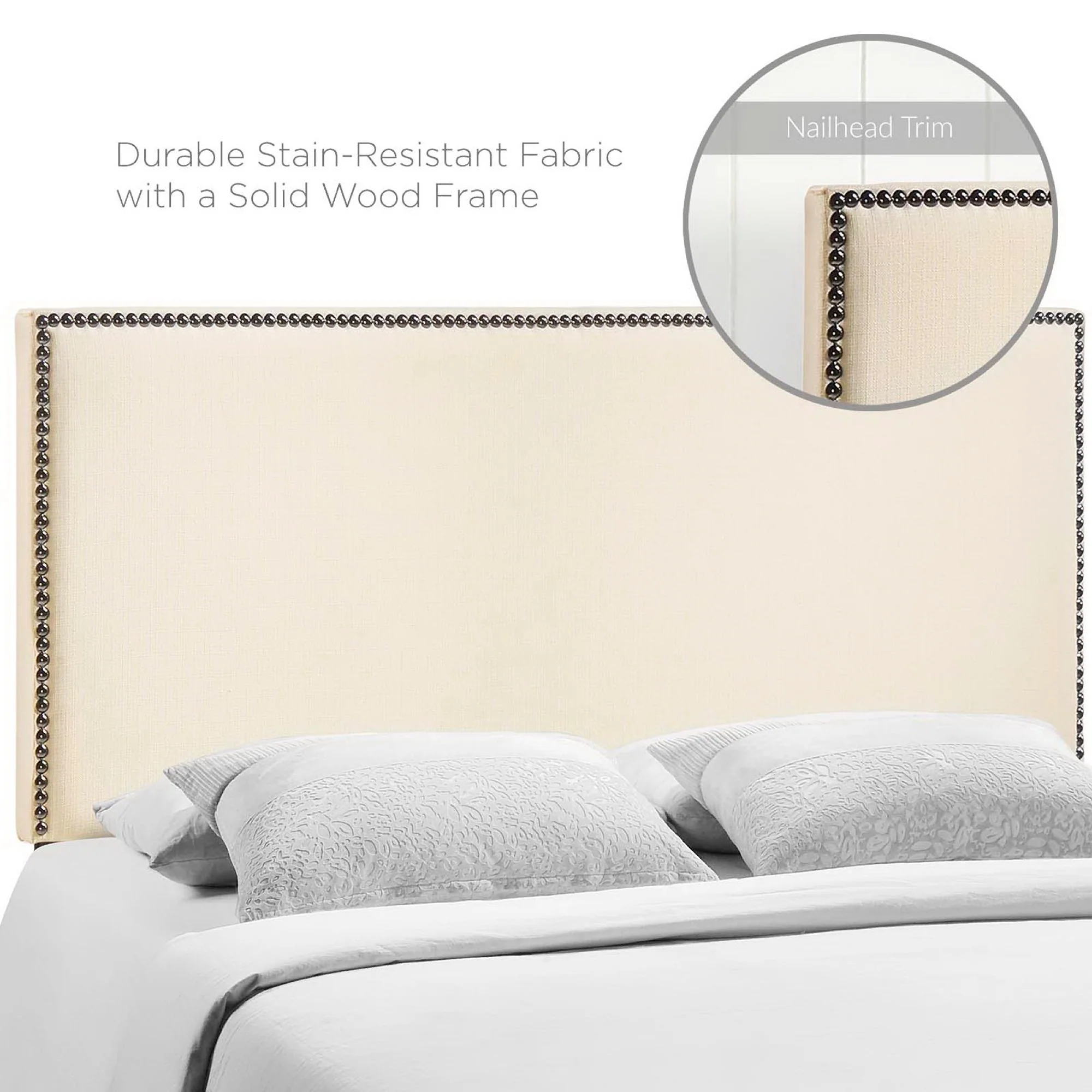 Region Nailhead Upholstered Full Headboard by Modway - Image 5