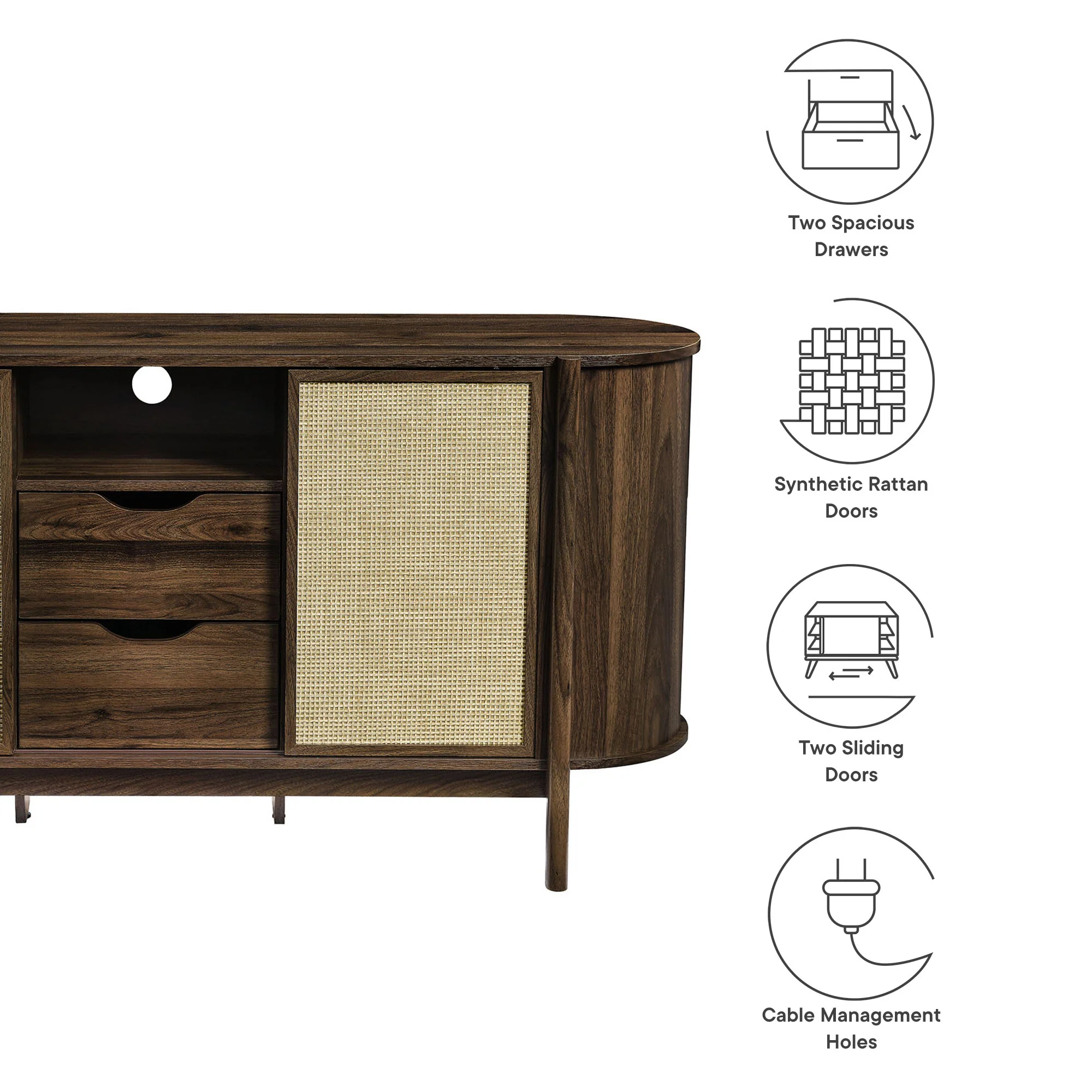 Reid 63" Curved Sideboard by Modway - Image 10