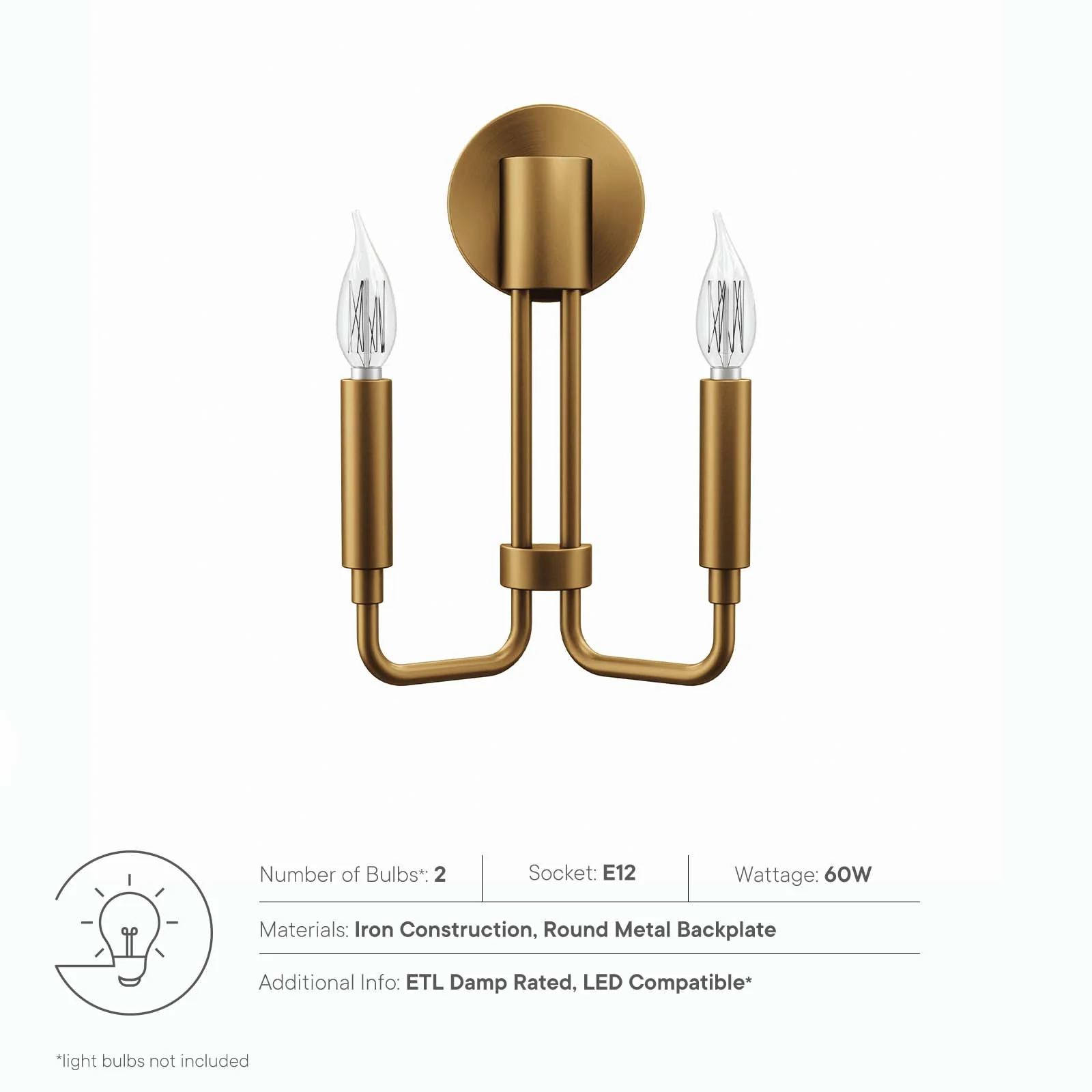 Rekindle 2-Light Wall Sconce By Modway - EEI-5638 - Image 23