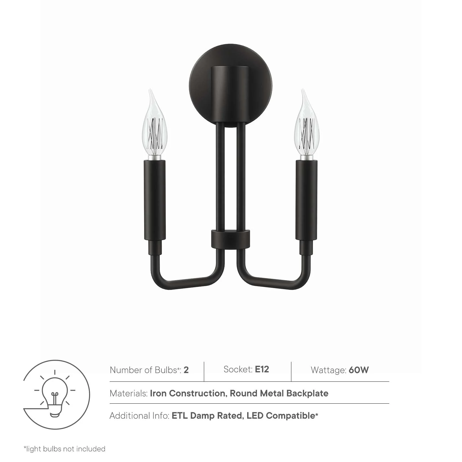 Rekindle 2-Light Wall Sconce By Modway - EEI-5638 - Image 7