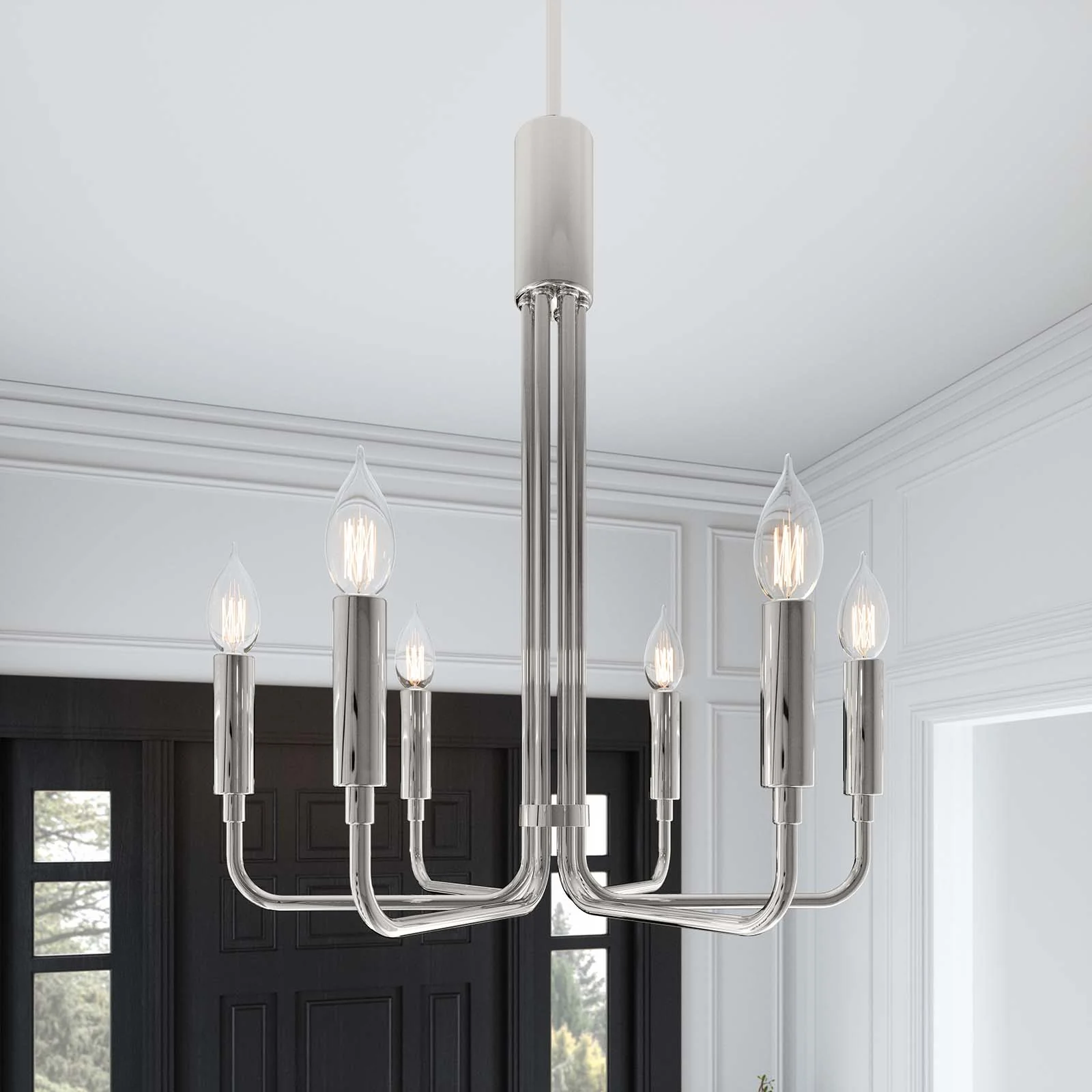 Rekindle 6-Light Chandelier By Modway - EEI-5637 - Image 9