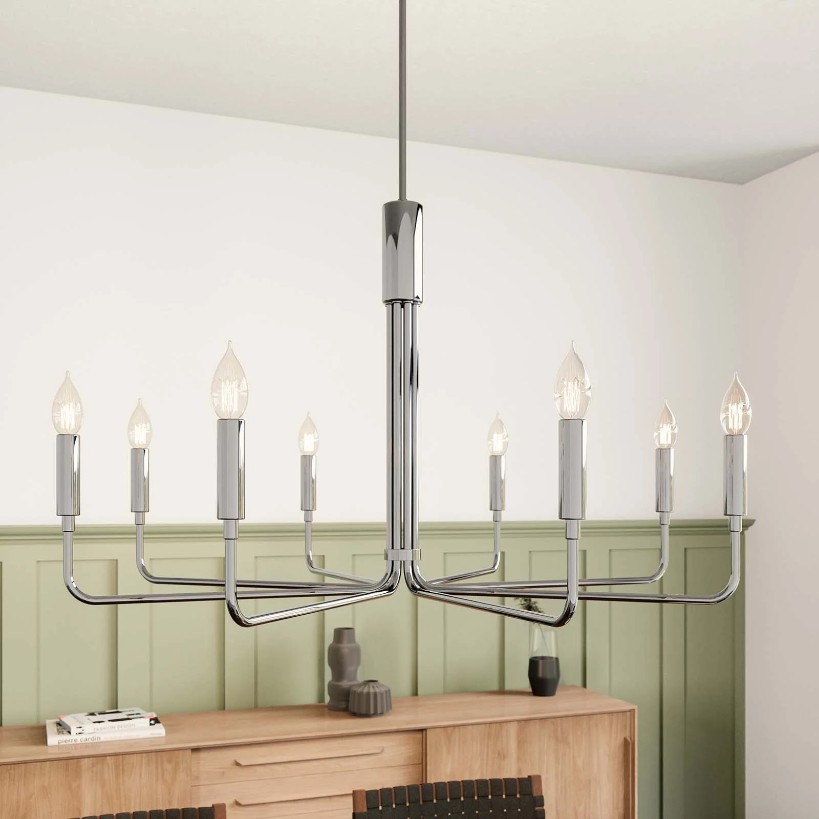 Rekindle 8-Light Chandelier By Modway - EEI-5636 - Image 9
