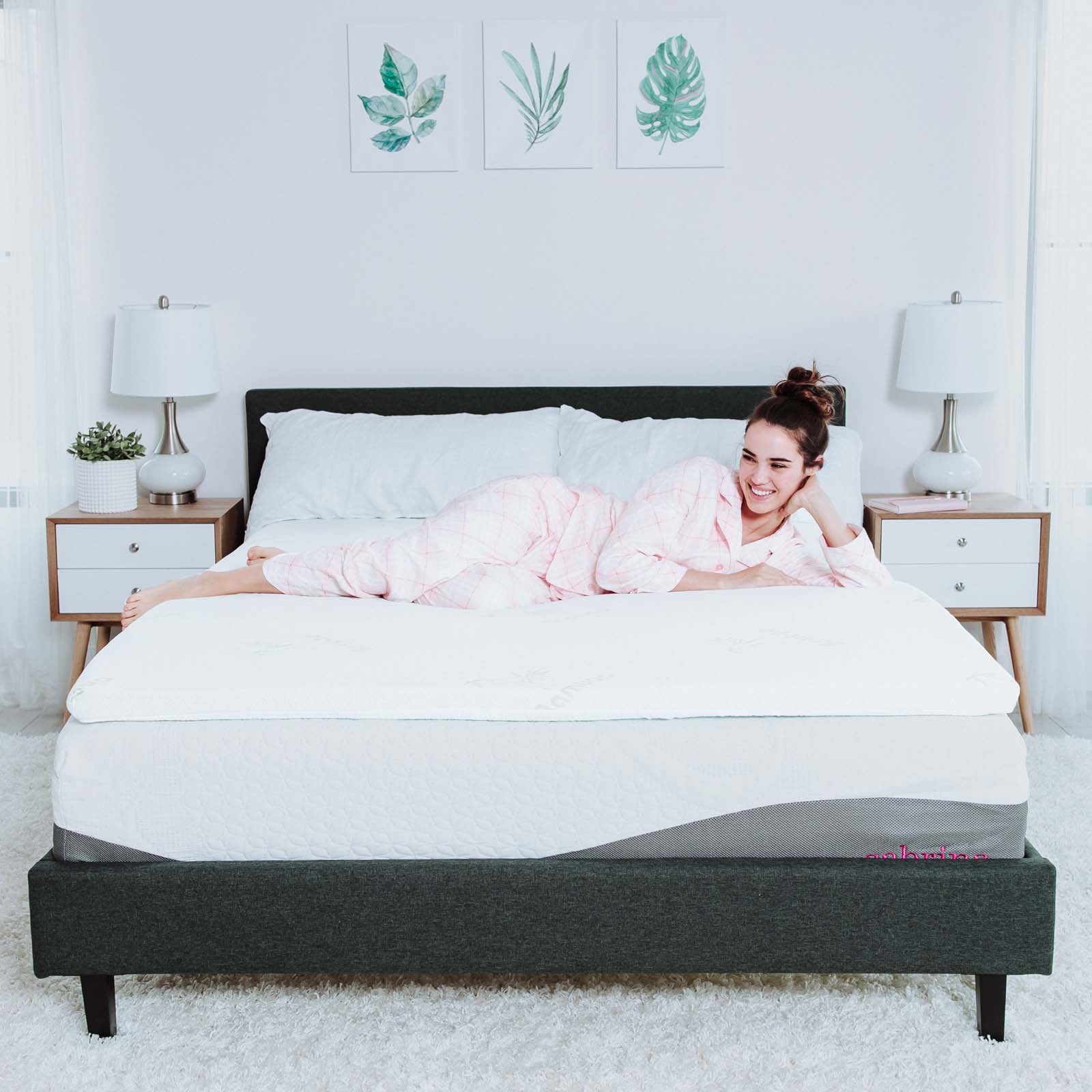 Relax Queen 2" Gel Memory Foam Mattress Topper By Modway - MOD-5573 - Image 10