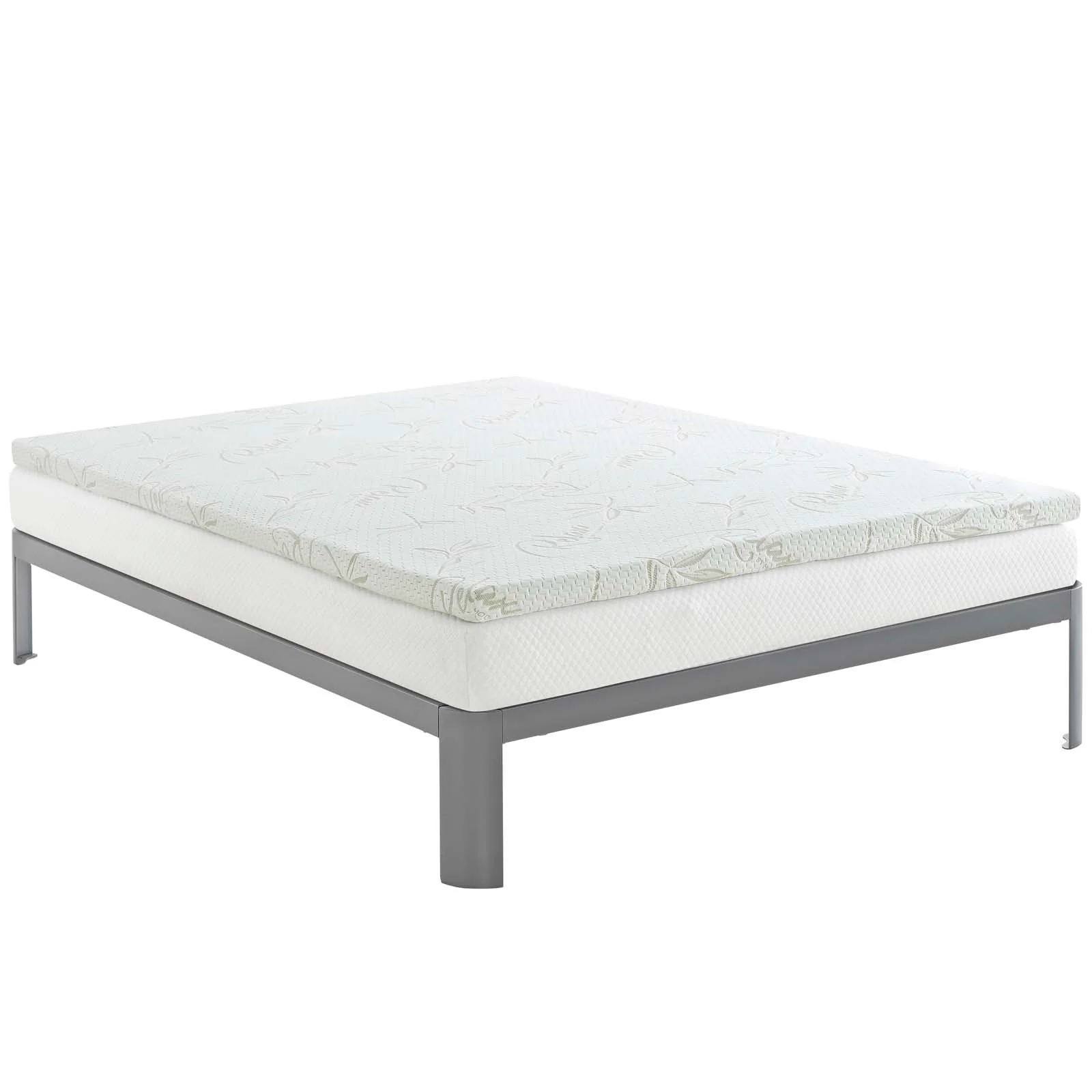 Relax Queen 2" Gel Memory Foam Mattress Topper By Modway - MOD-5573 - Image 2