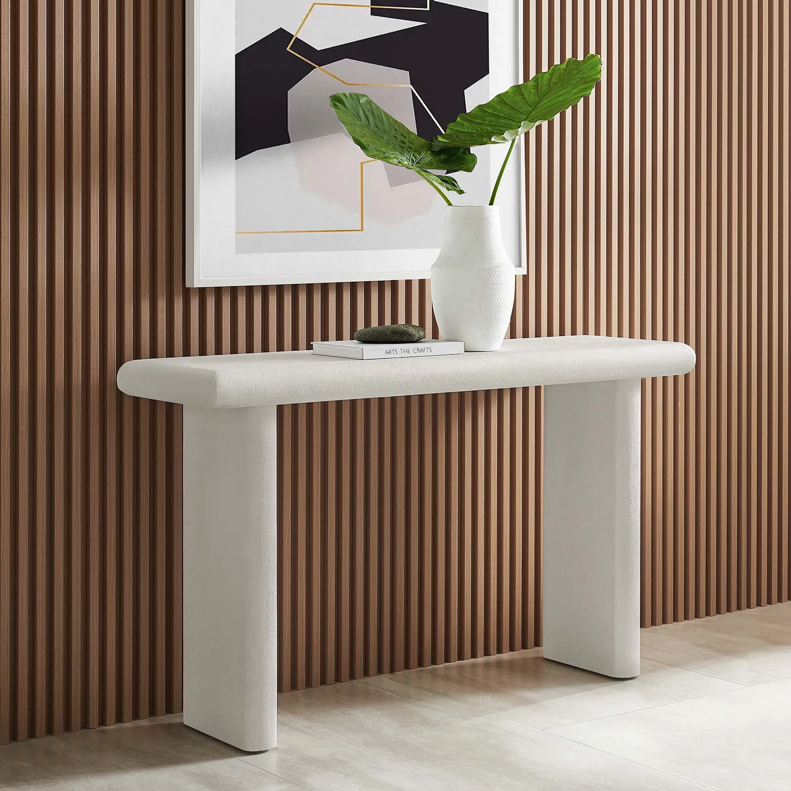 Relic Concrete Textured Console Table By Modway - EEI-6577 - Image 11