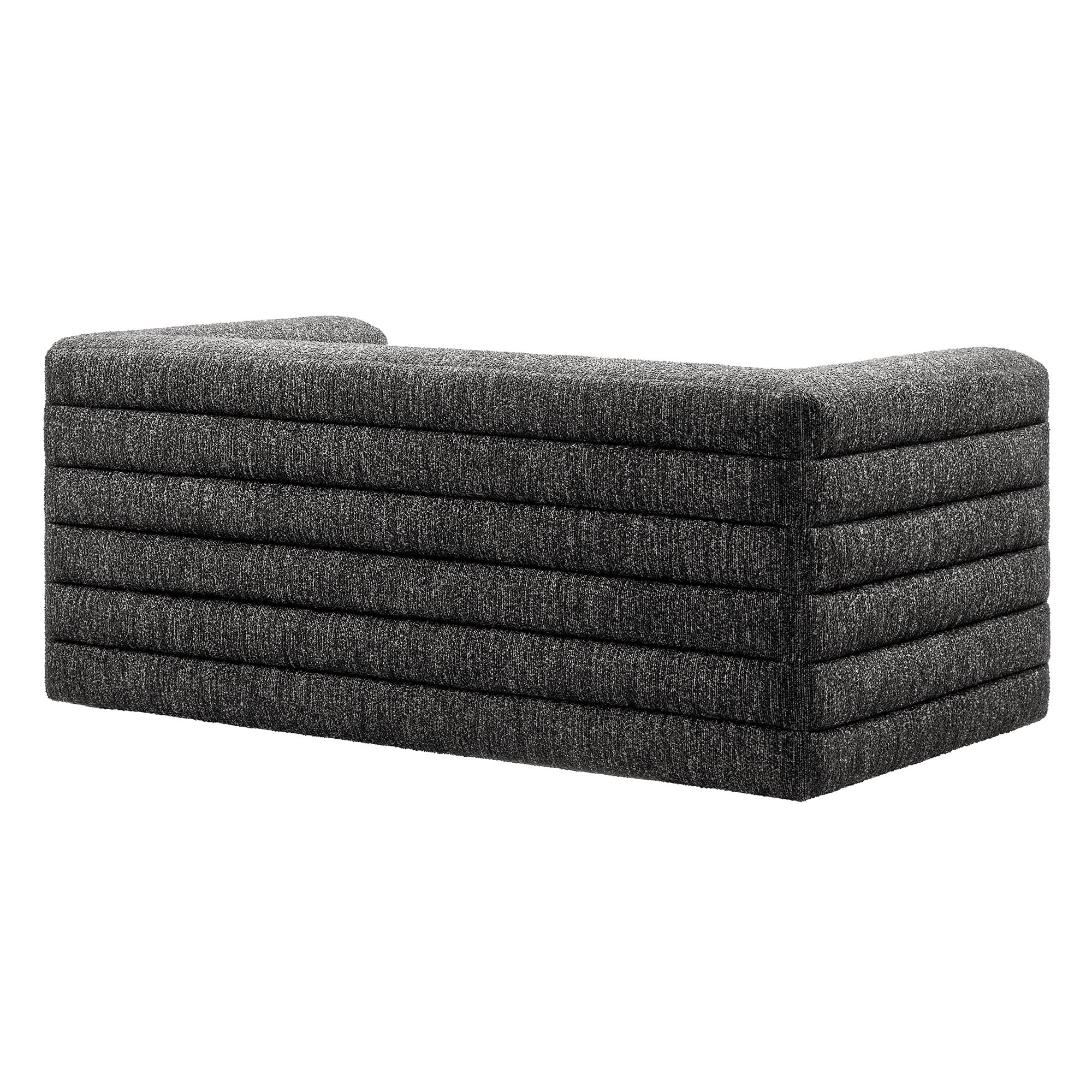 Relle Channel Tufted Boucle Upholstered Loveseat by Modway - Image 4
