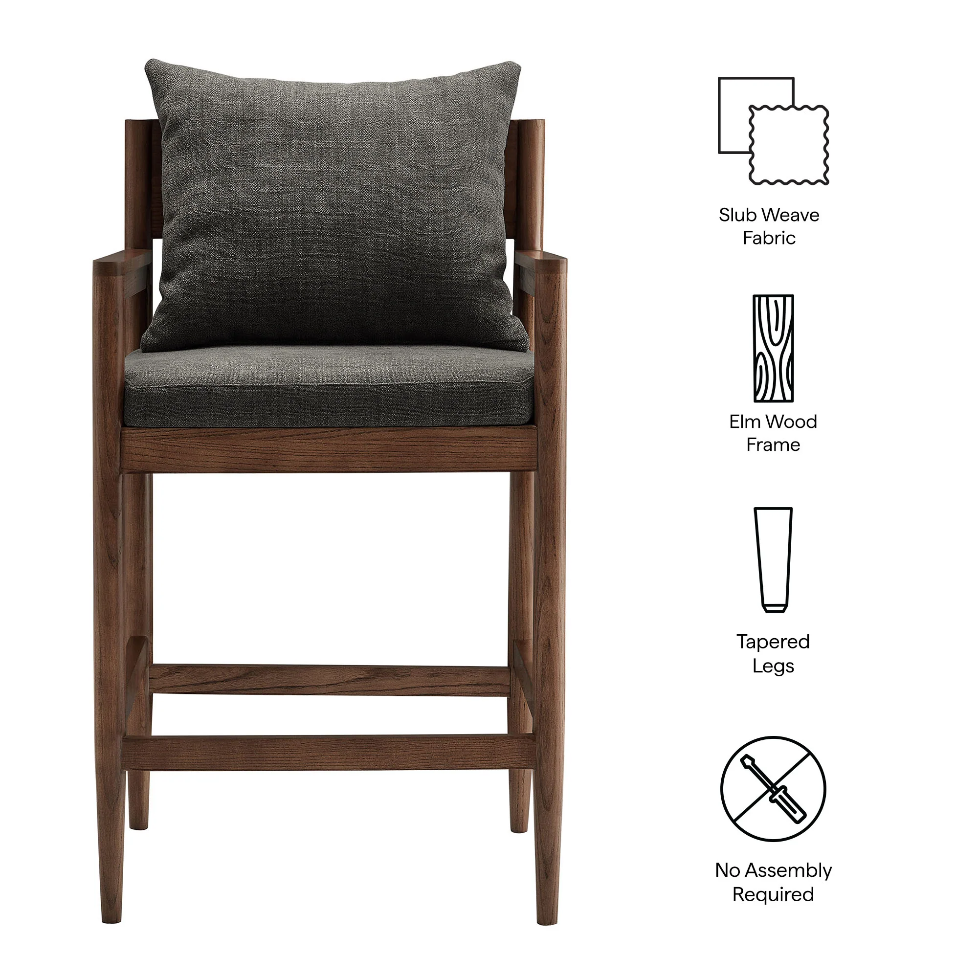 Remington Wood Counter Stool by Modway - Image 8