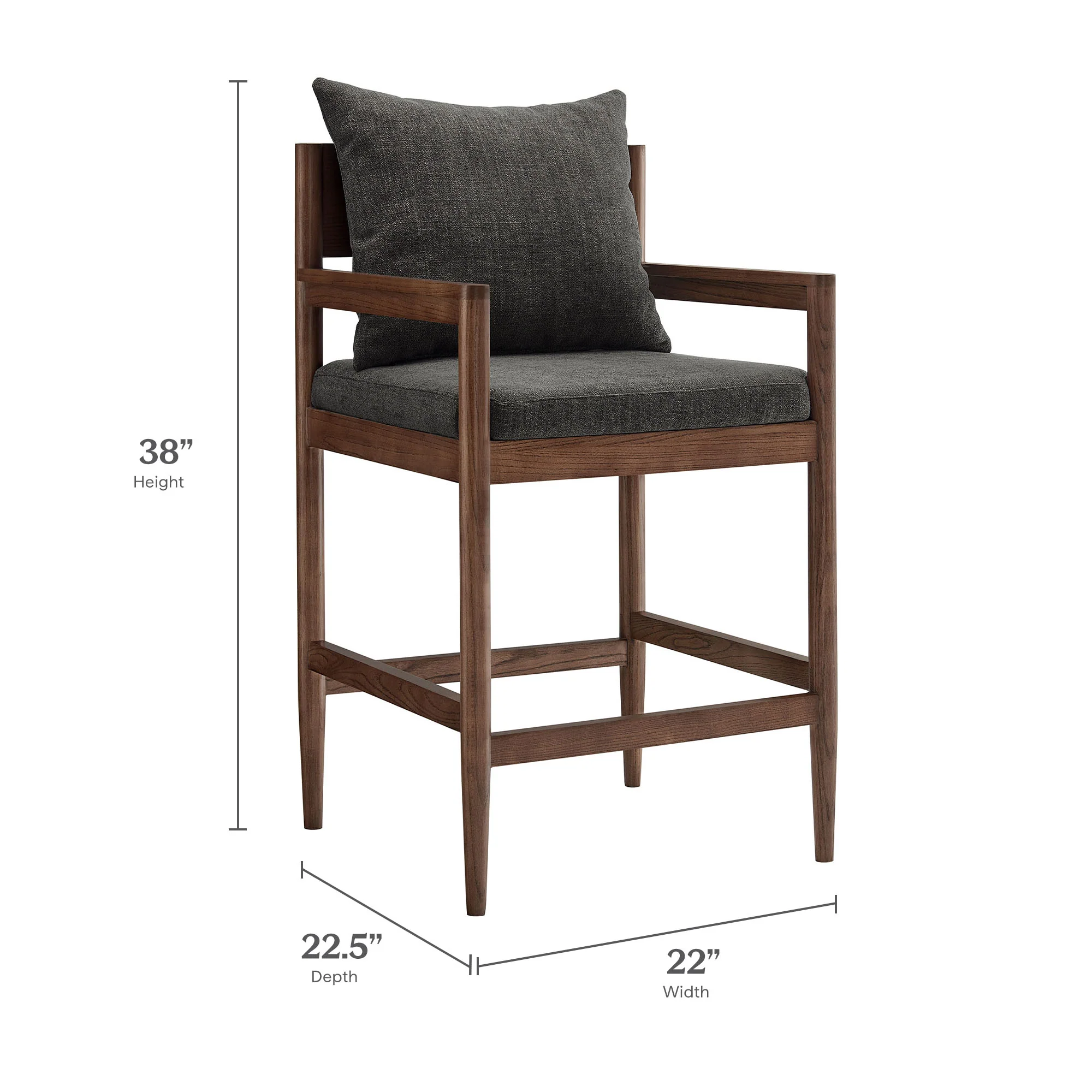 Remington Wood Counter Stool by Modway - Image 9