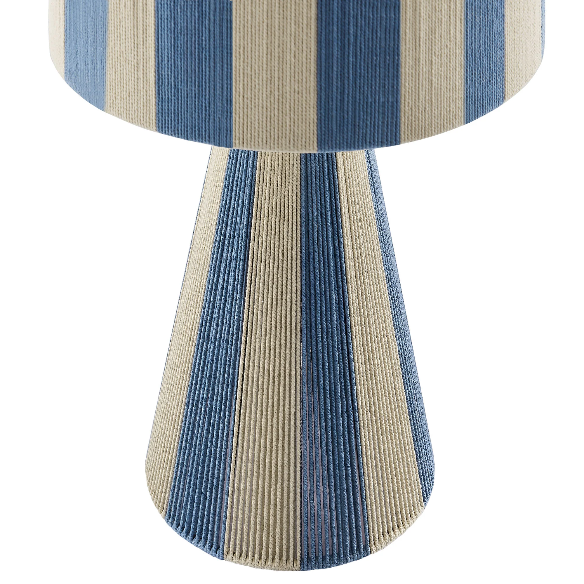 Renae Handwoven Cotton Thread Striped Table Lamp by Modway - Image 13