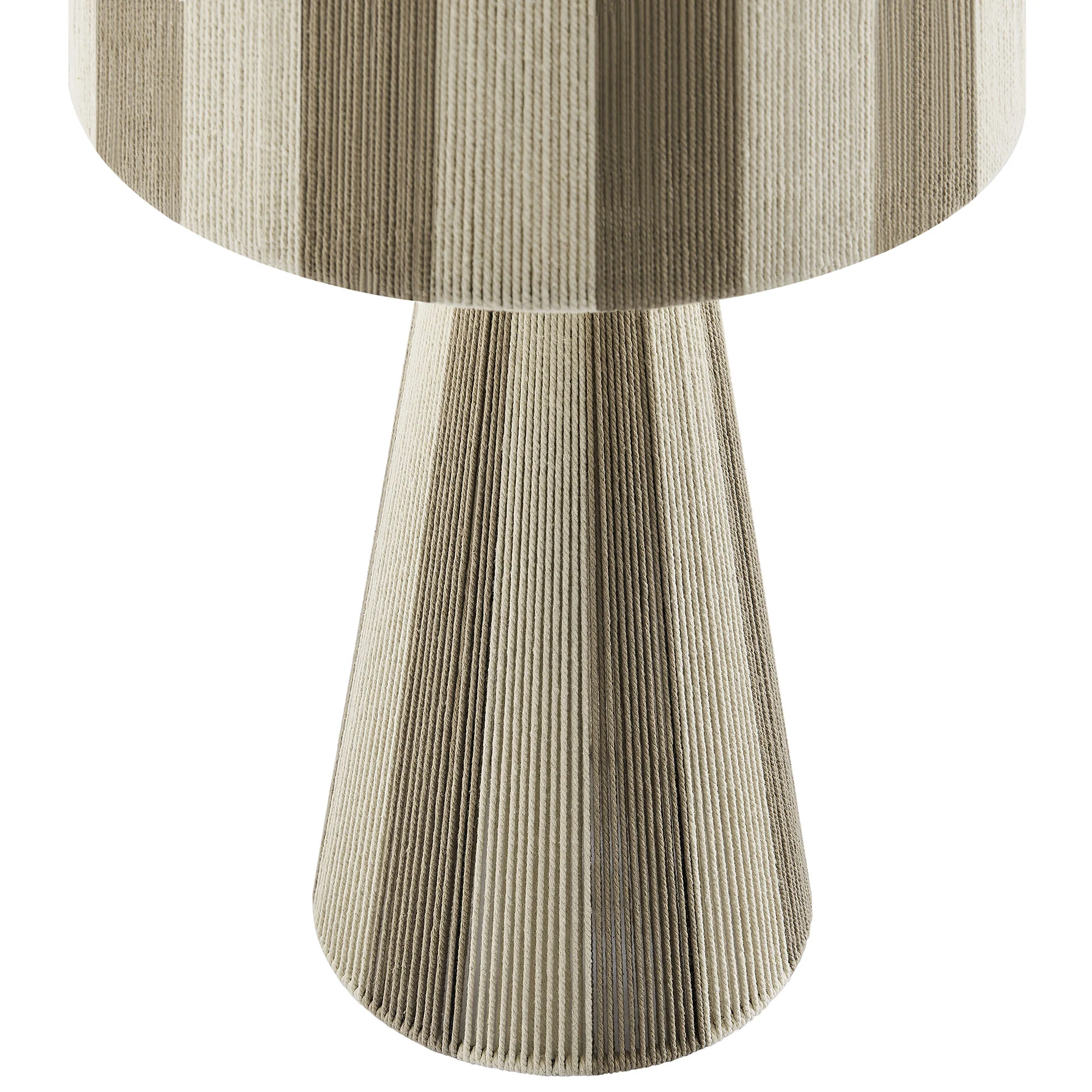 Renae Handwoven Cotton Thread Striped Table Lamp by Modway - Image 23