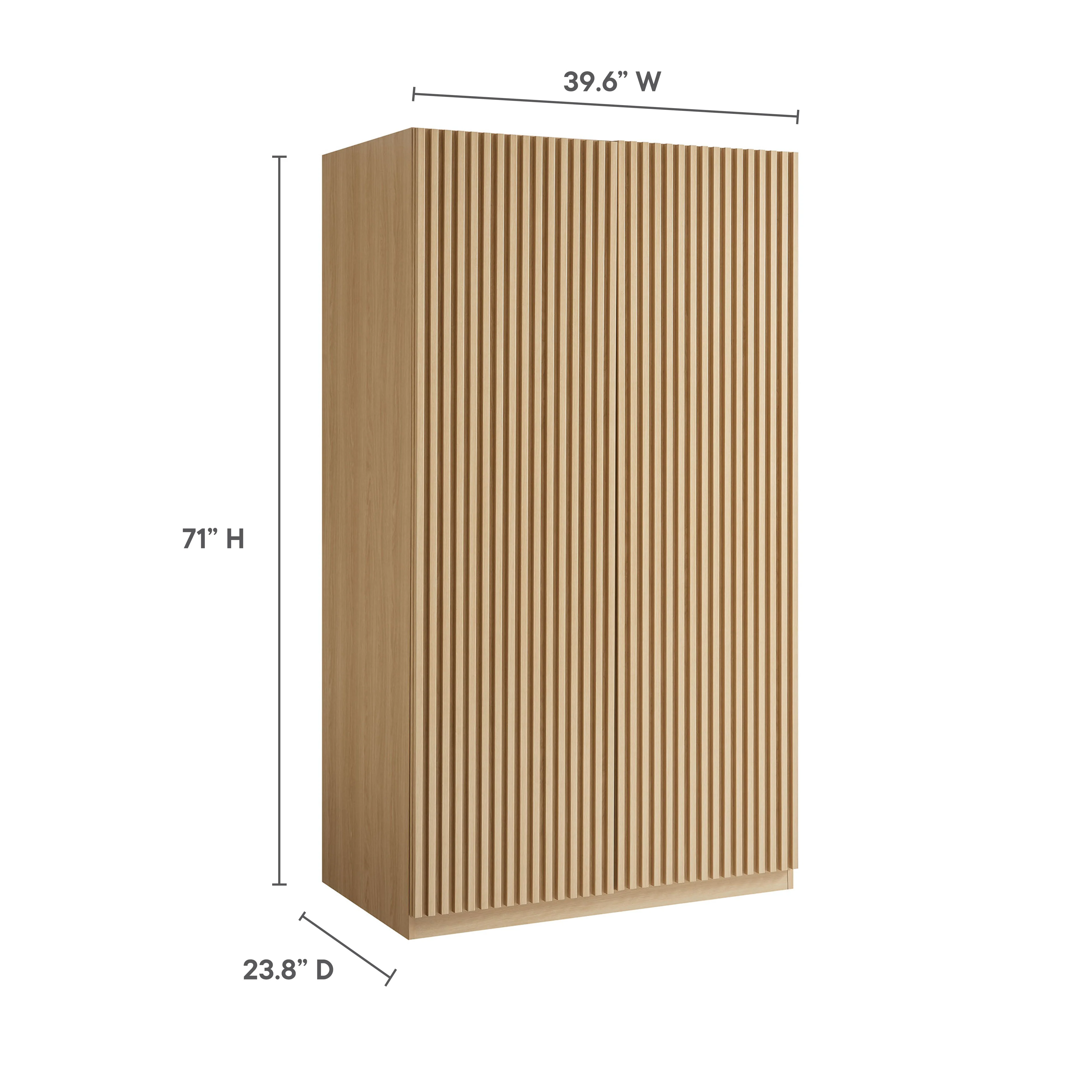 Render 2-Door Wardrobe Closet by Modway - Image 11