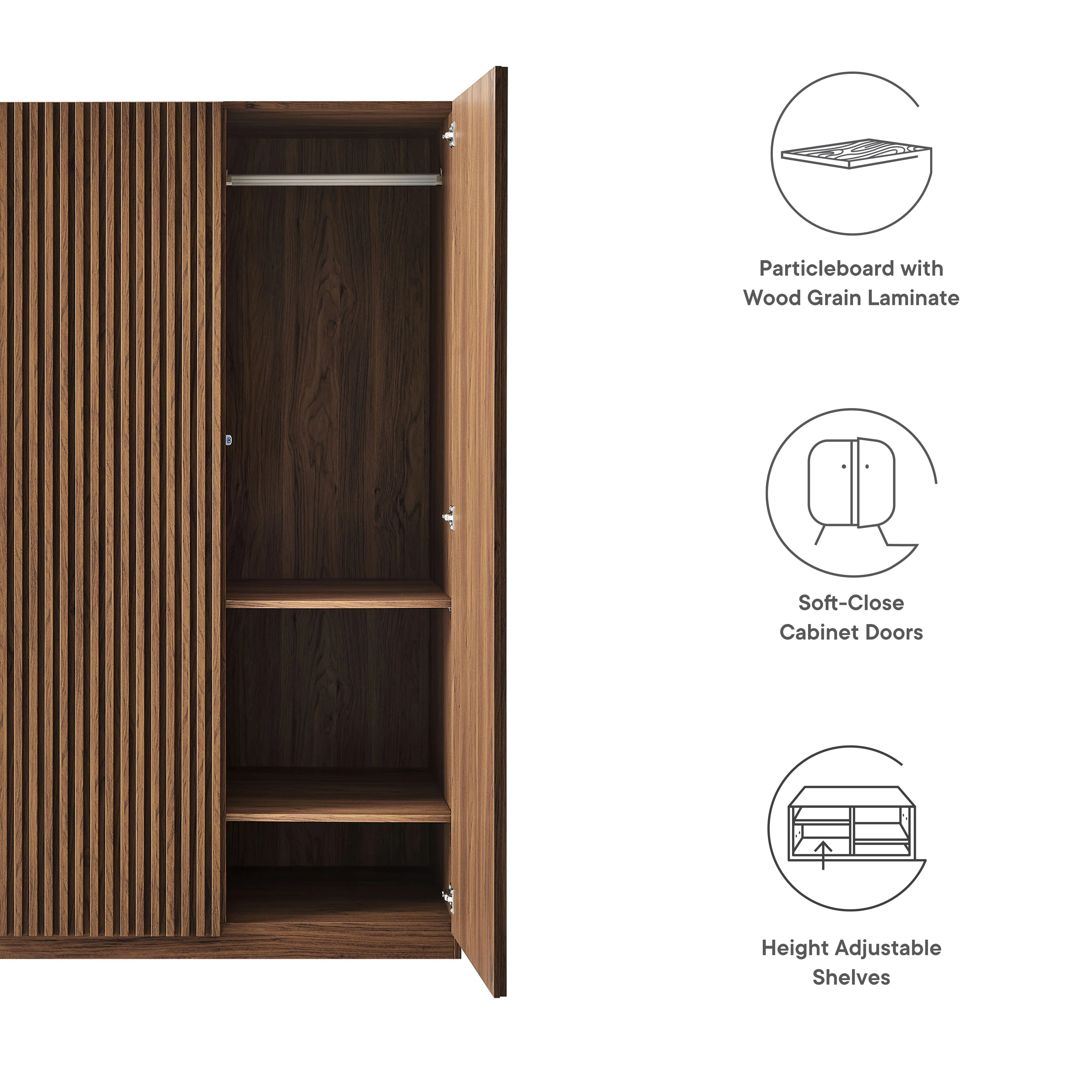 Render 2-Door Wardrobe Closet by Modway - Image 21