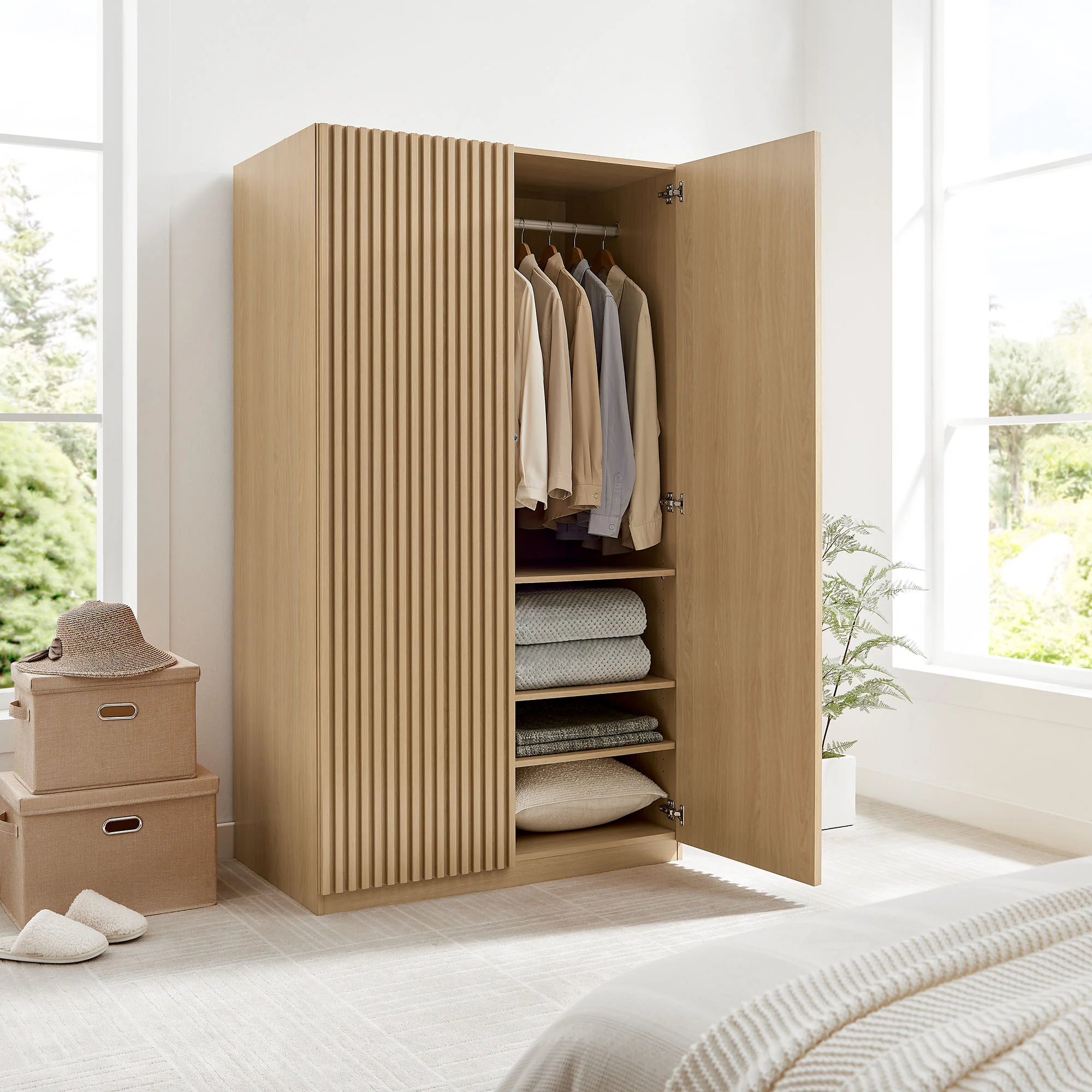 Render 2-Door Wardrobe Closet by Modway - Image 9