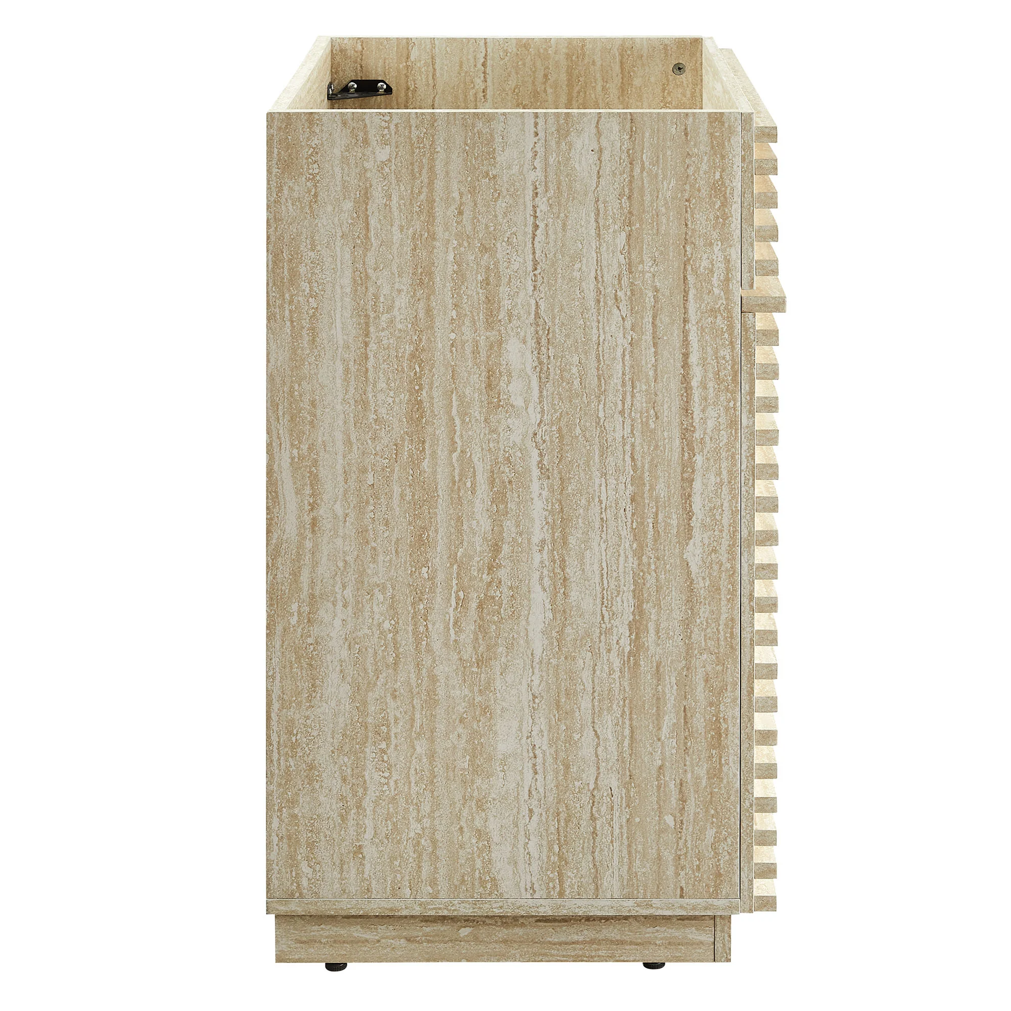 Render 24" Faux Travertine Bathroom Vanity Cabinet (Sink Not Included) by Modway - Image 3