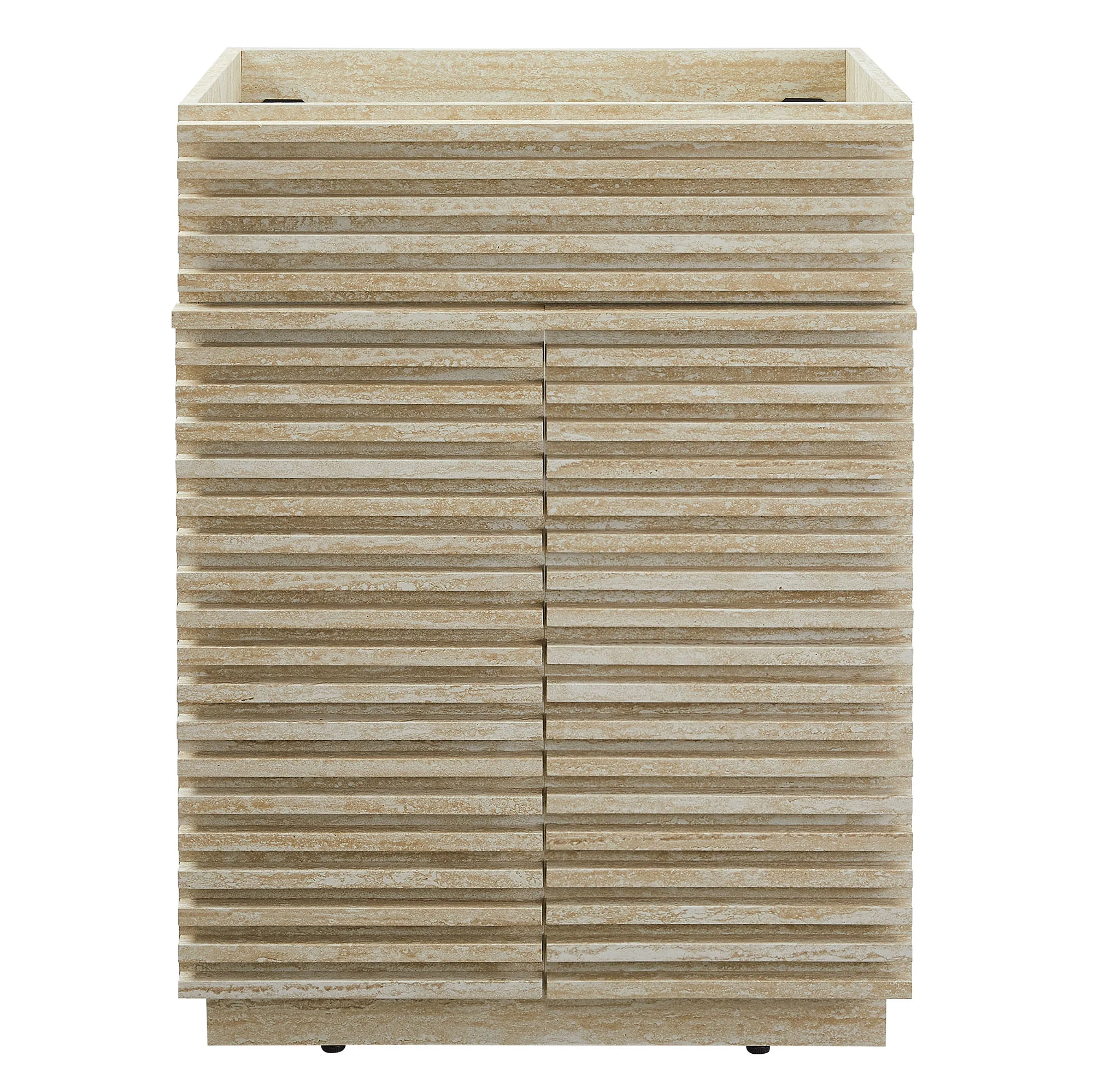Render 24" Faux Travertine Bathroom Vanity Cabinet (Sink Not Included) by Modway - Image 5