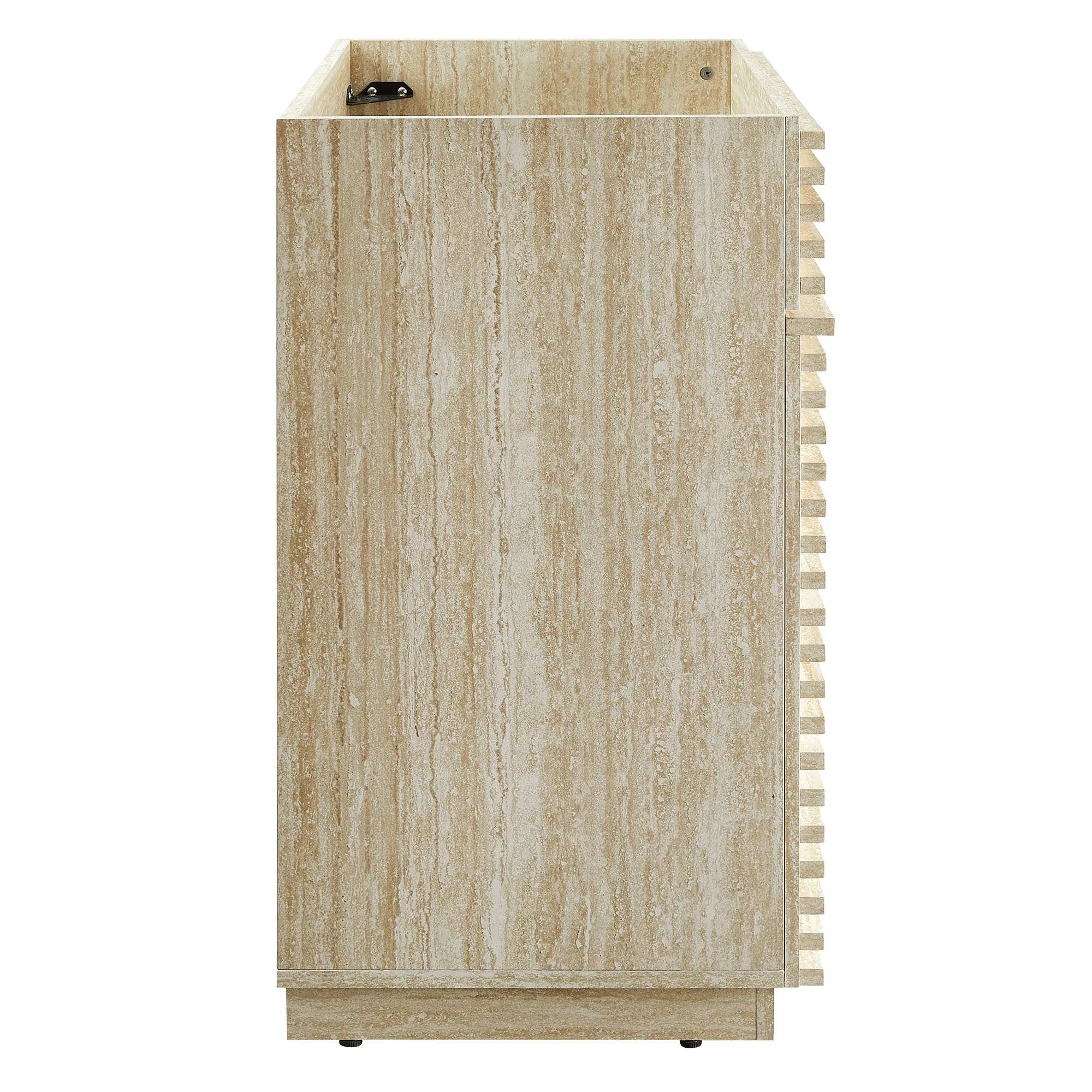 Render 30" Faux Travertine Bathroom Vanity Cabinet (Sink Not Included) by Modway - Image 3